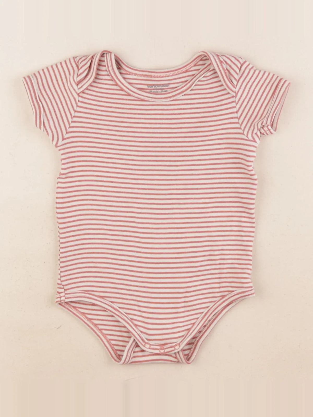 Vertbaudet - body rose - 24 mois