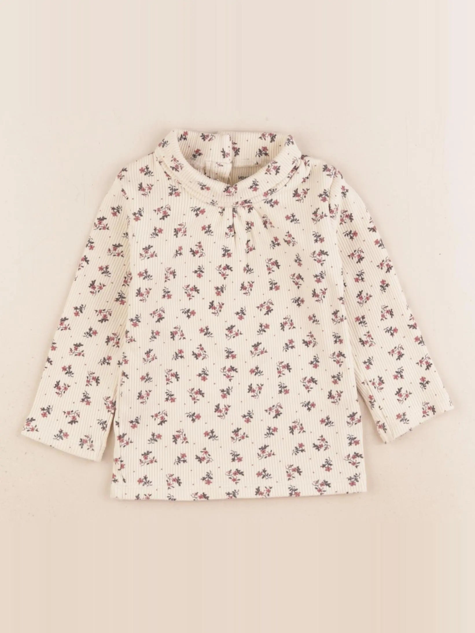 Vertbaudet - sous-pull beige - 12 mois