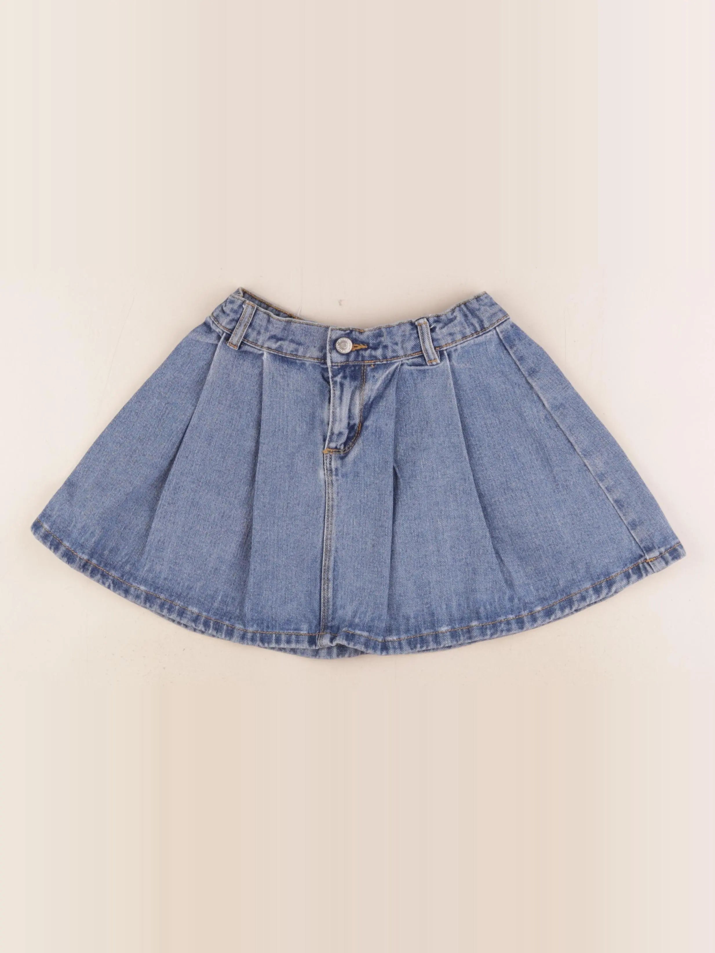 Vertbaudet - jupe bleu - 7 ans