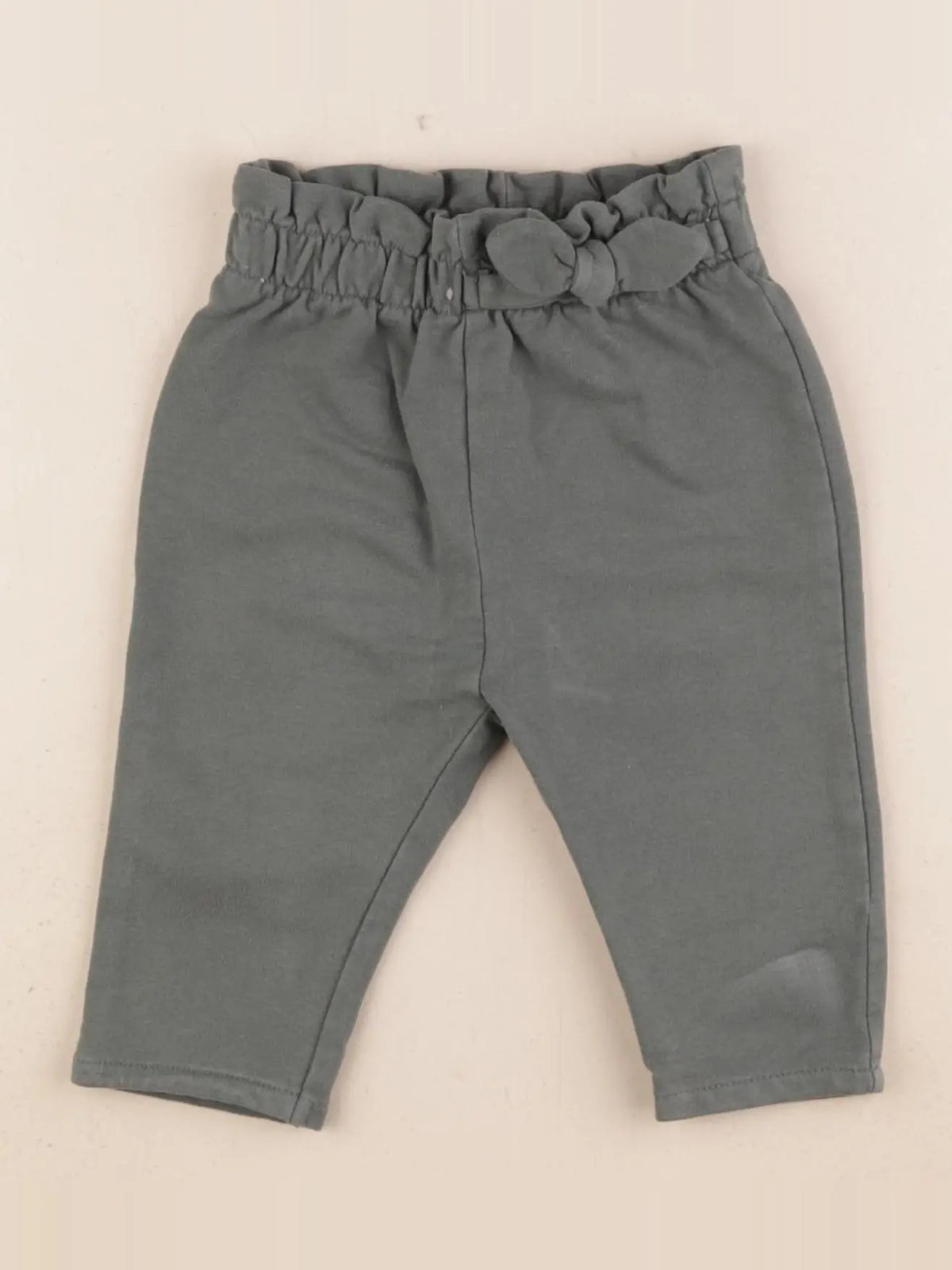Vertbaudet - pantalon vert - 6 mois