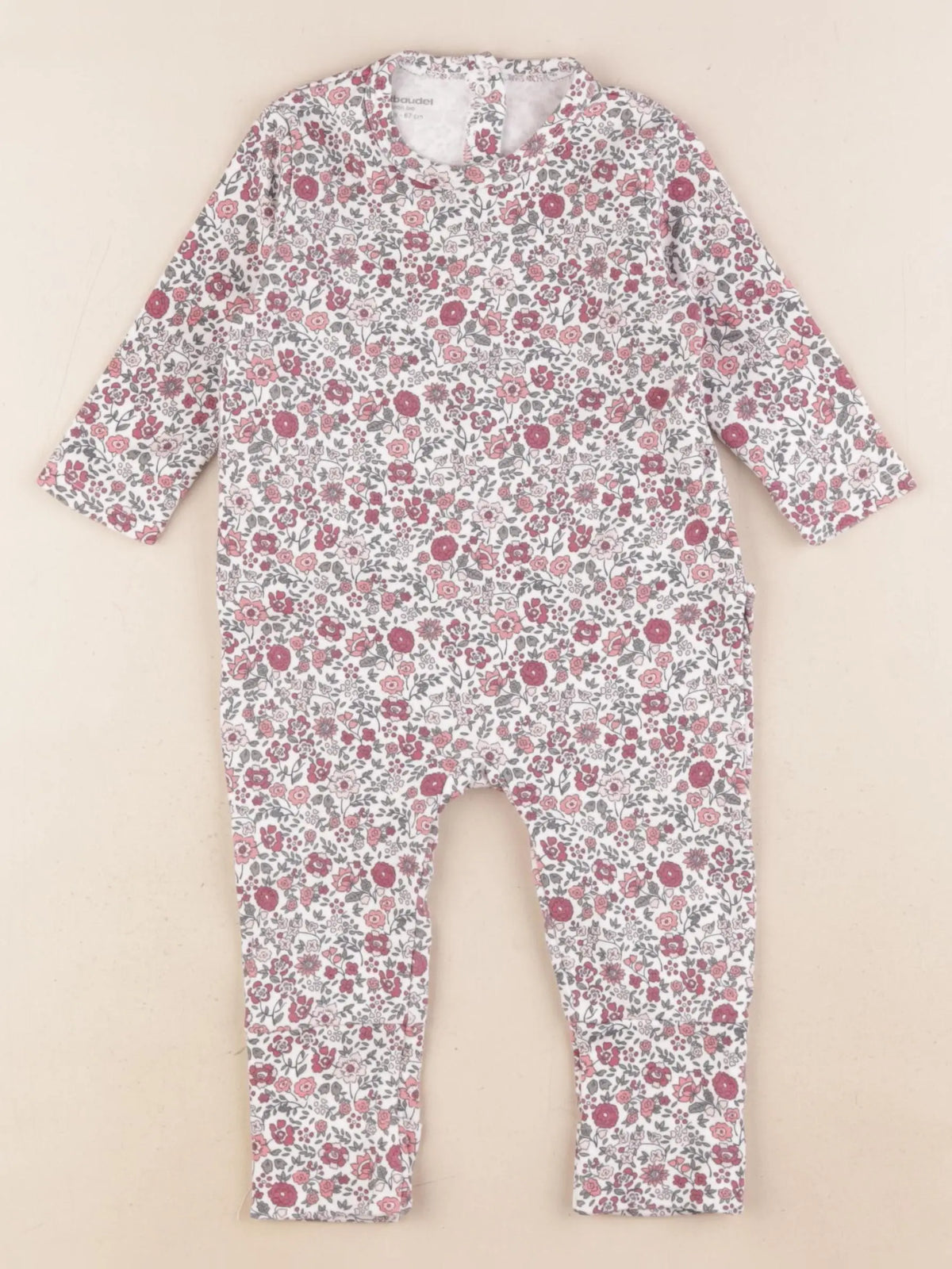 Vertbaudet - pyjama coton multicolore - 6 mois