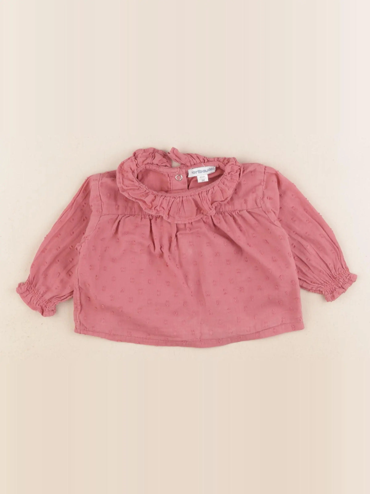 Vertbaudet - blouse rose - 3 mois