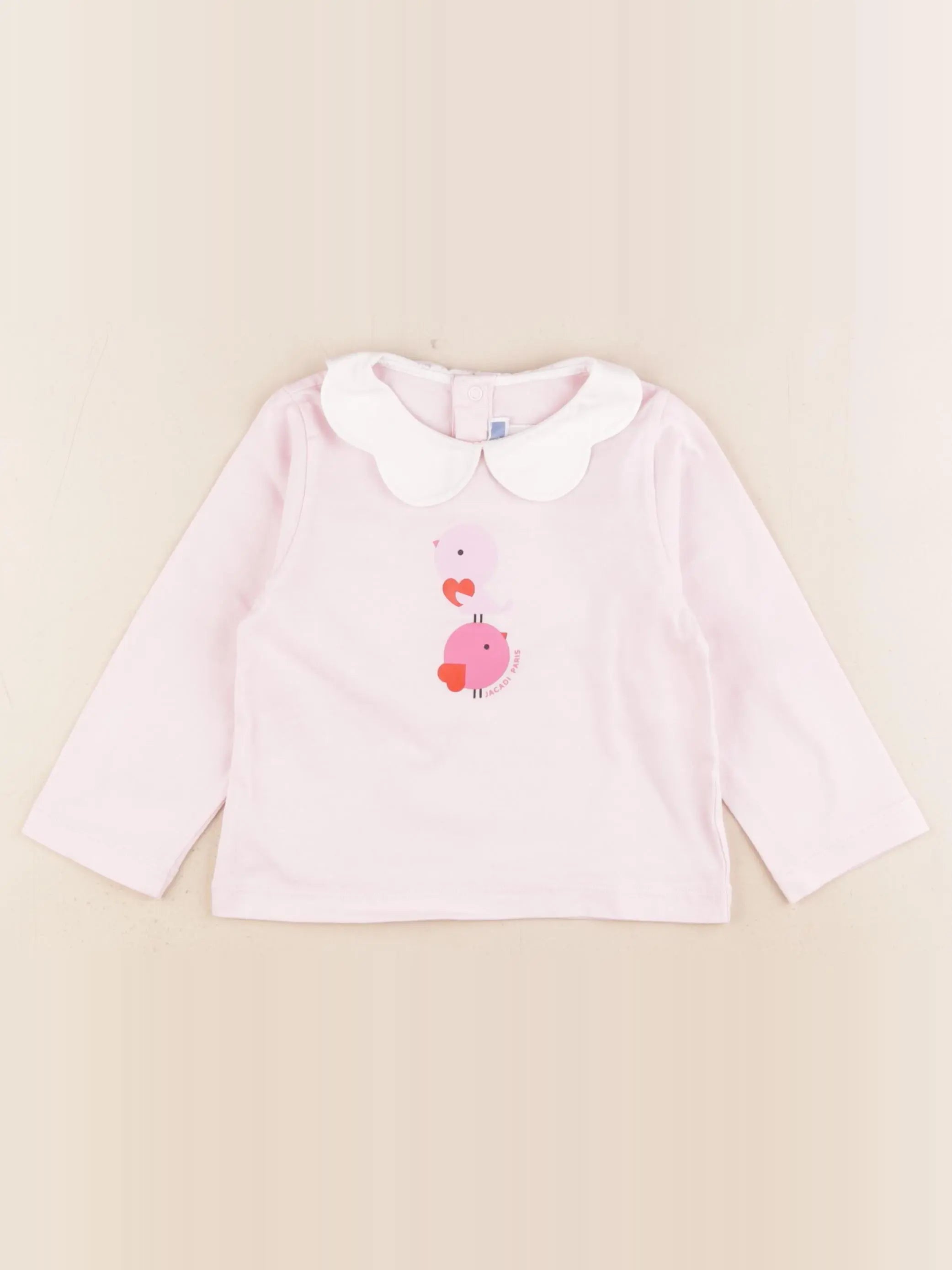 Jacadi - tee-shirt rose - 24 mois