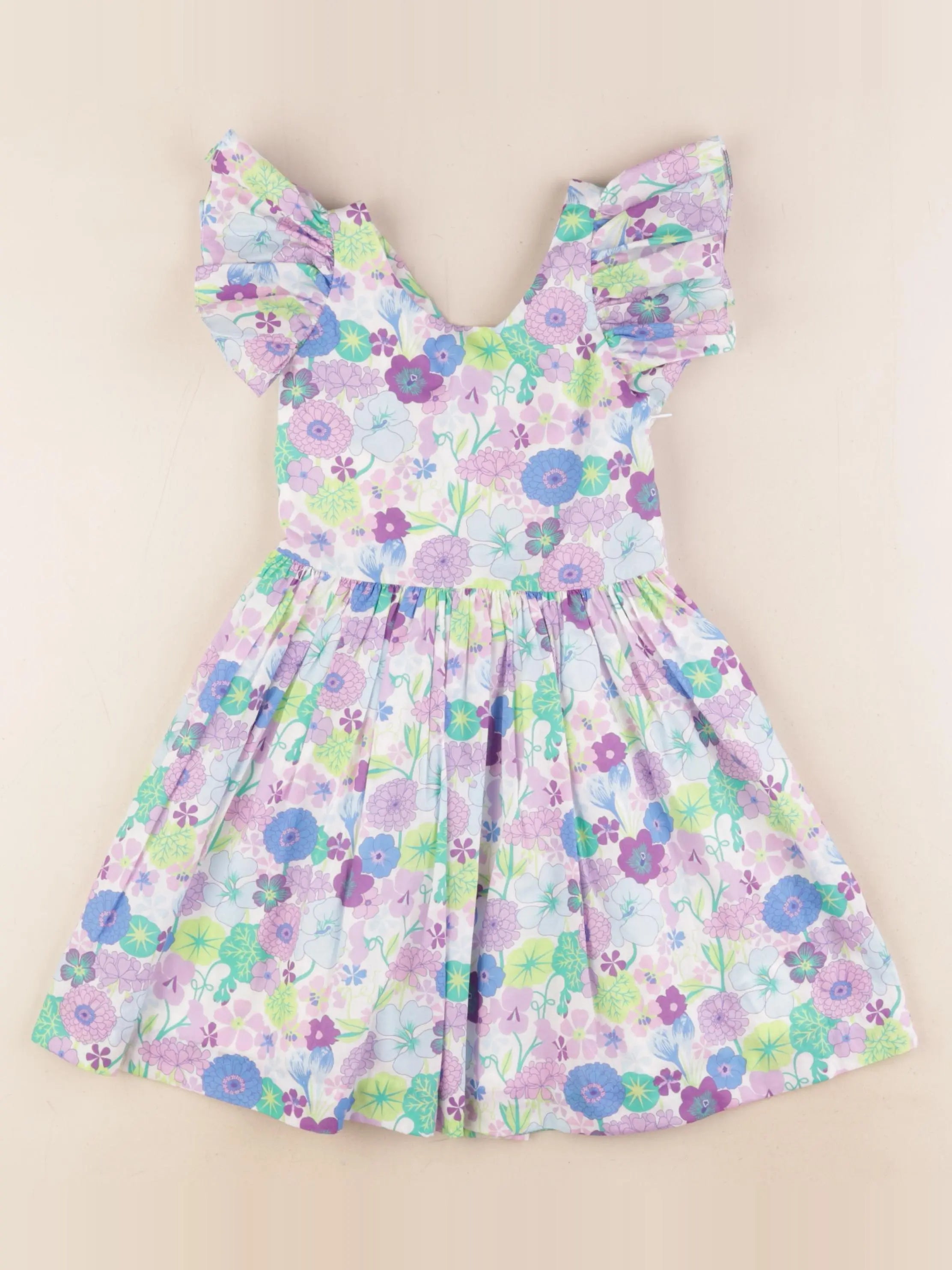 Jacadi - robe liberty multicolore - 4 ans