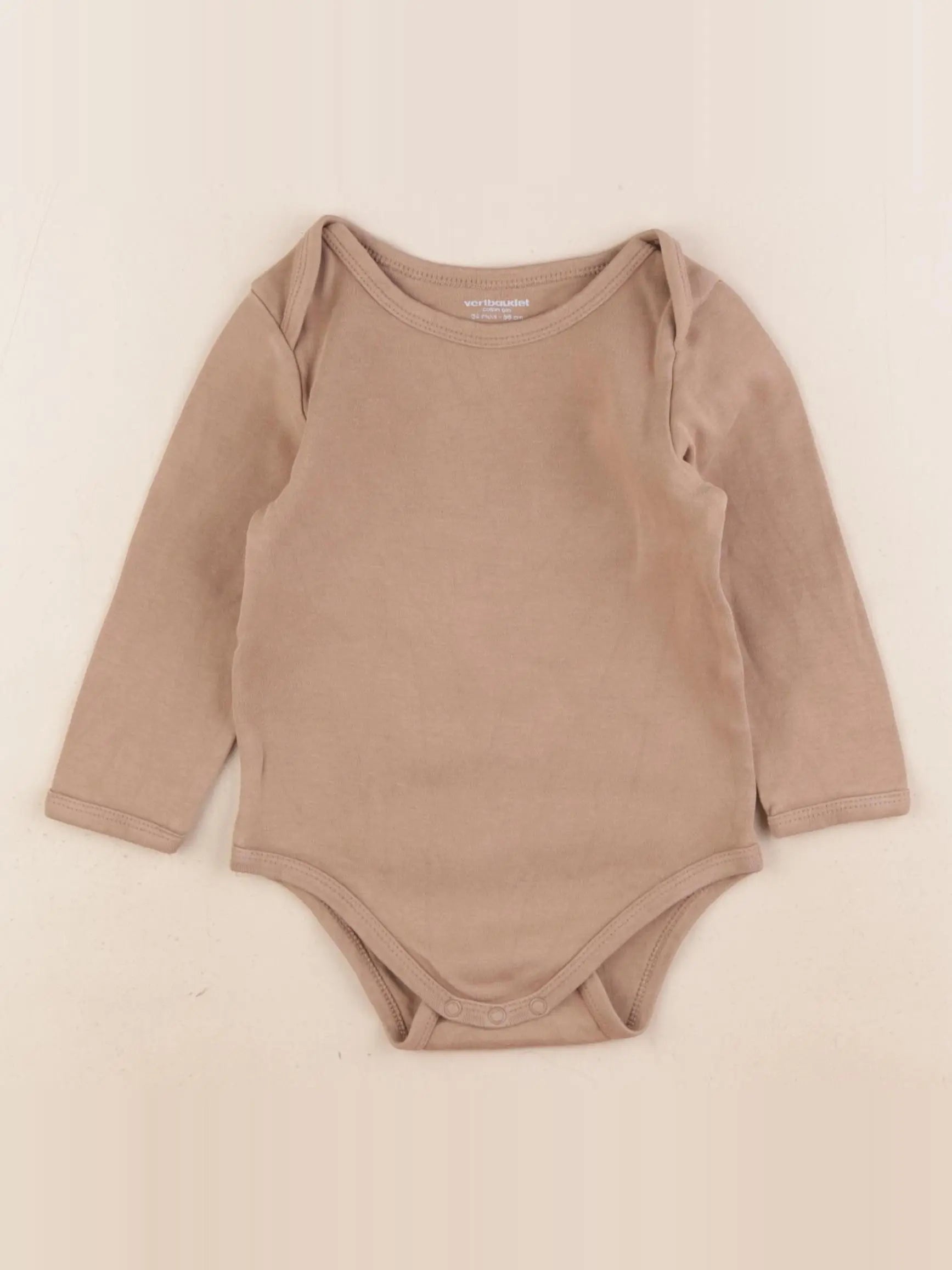 Vertbaudet - body marron - 24 mois