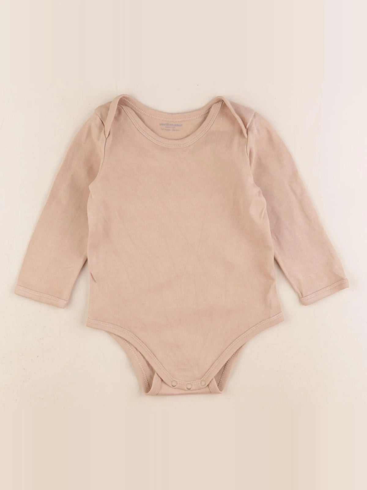 Vertbaudet - body marron - 24 mois
