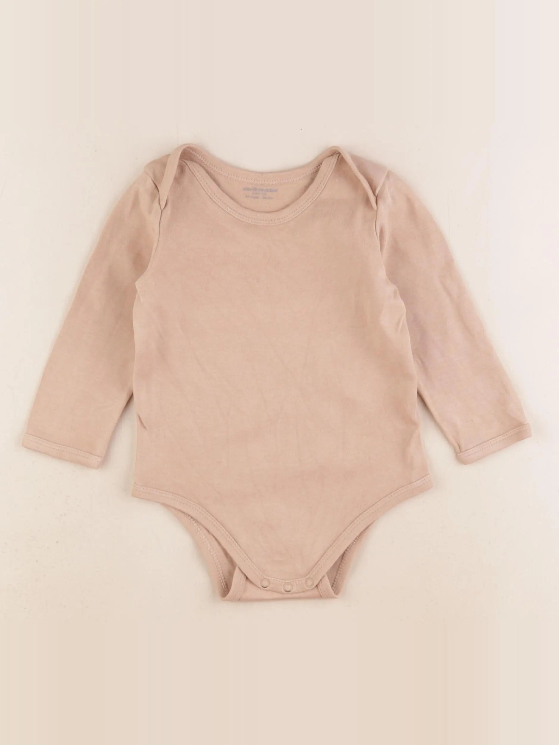 Vertbaudet - body marron - 24 mois