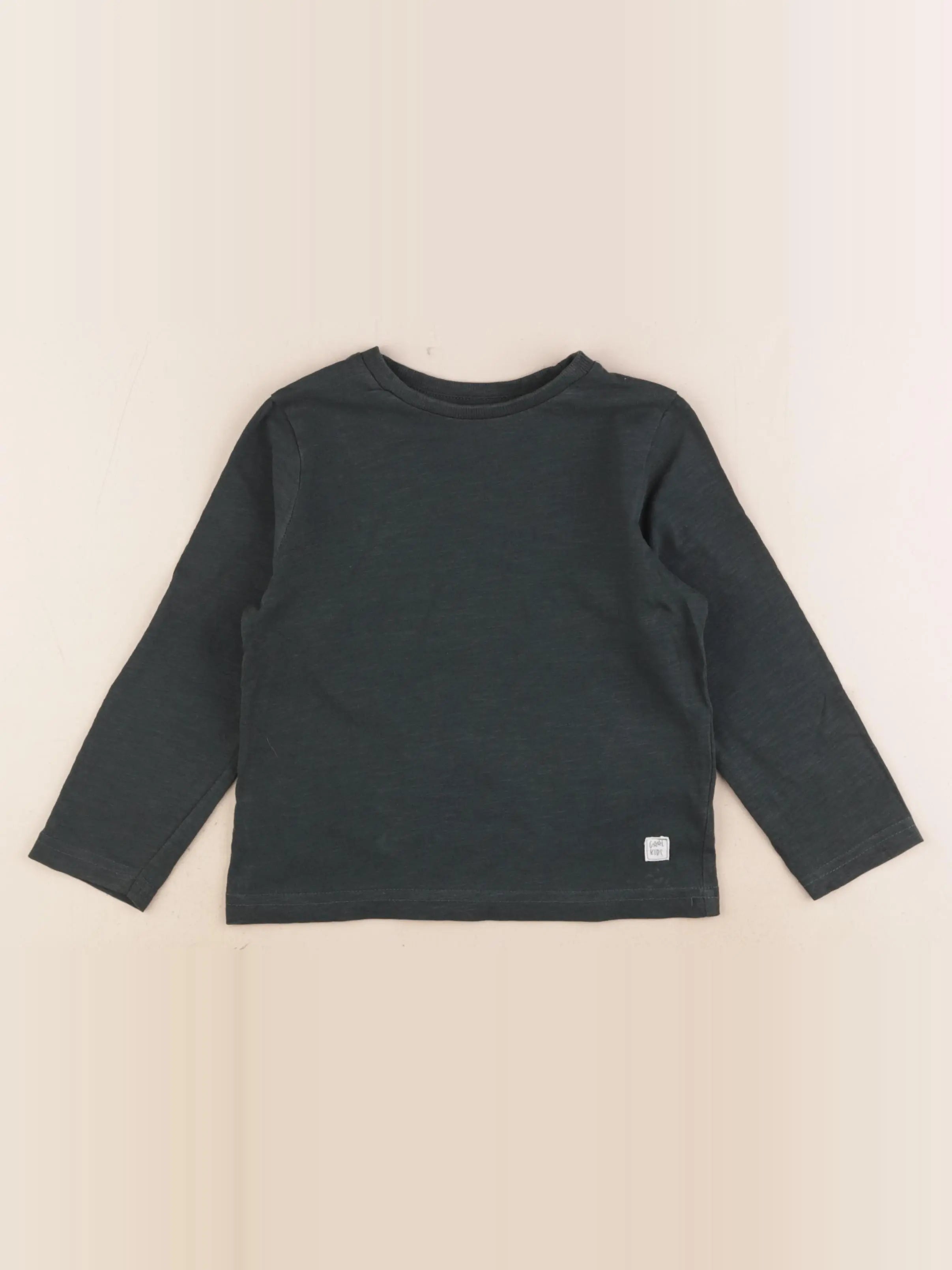 Vertbaudet - tee-shirt vert - 4 ans