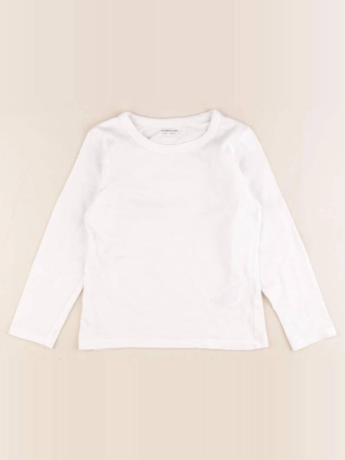 Vertbaudet - maillot de corps blanc - 4 ans