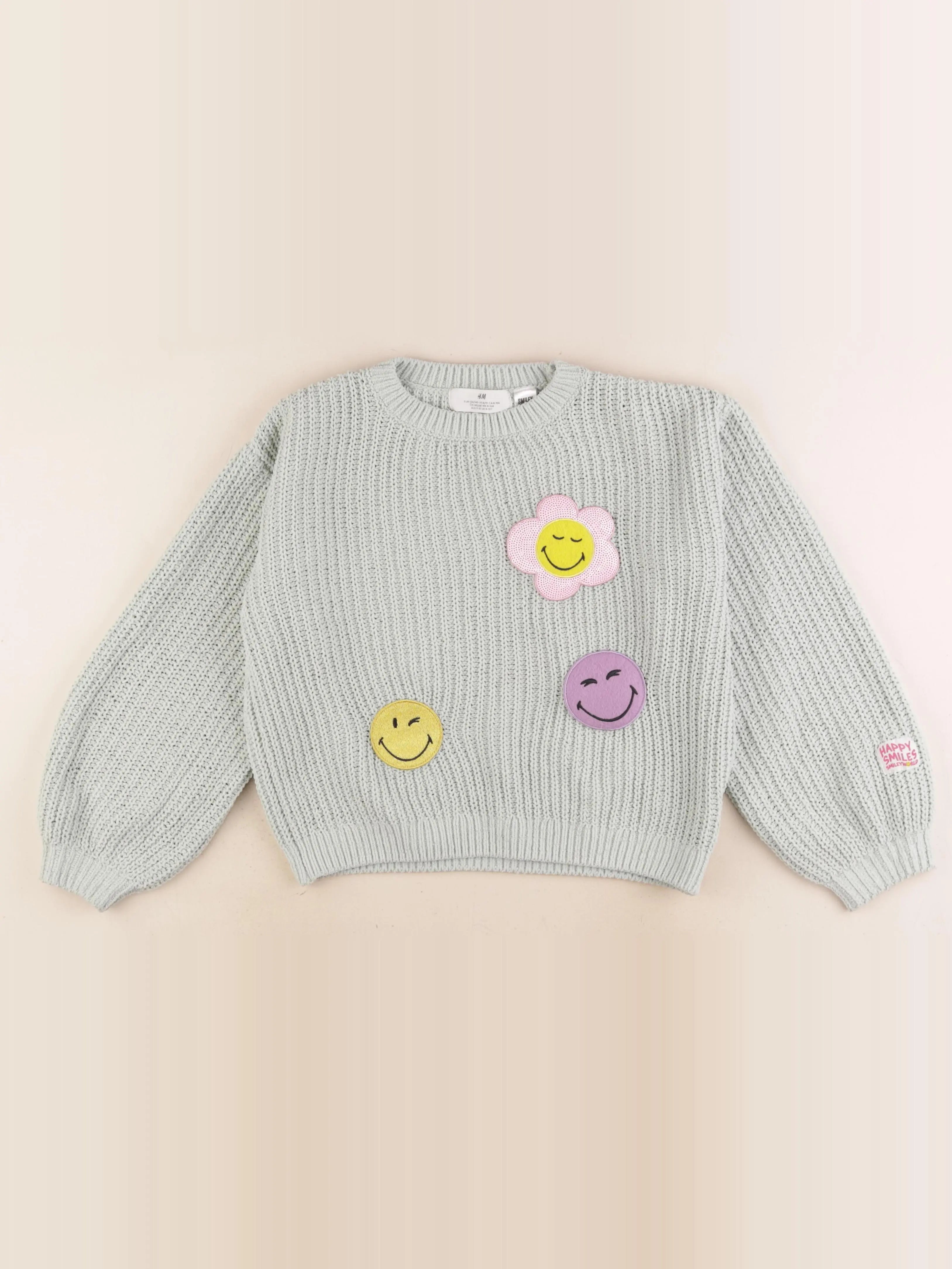 H&M - pull vert - 8/10 ans