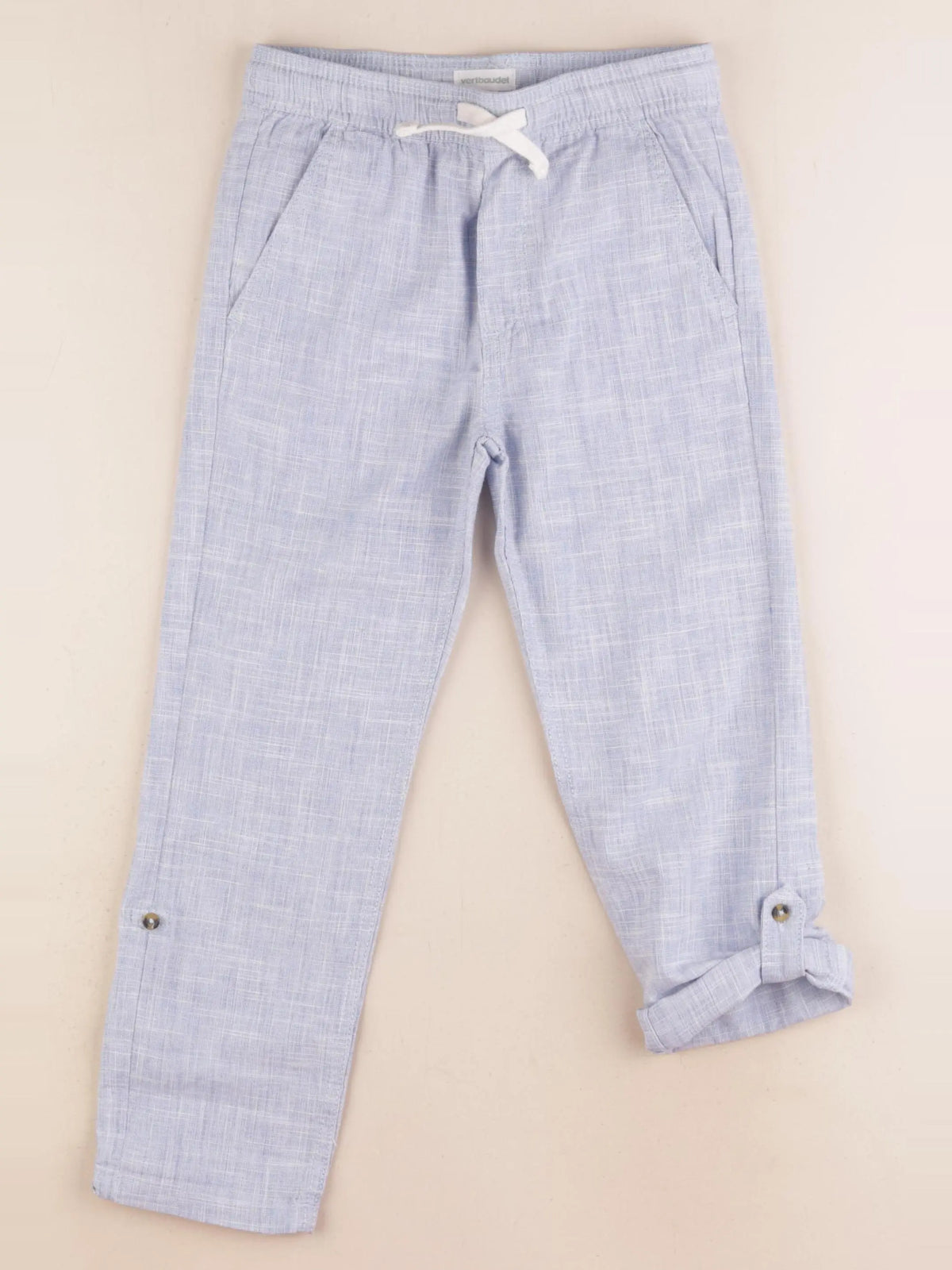 Vertbaudet - pantalon bleu - 6 ans