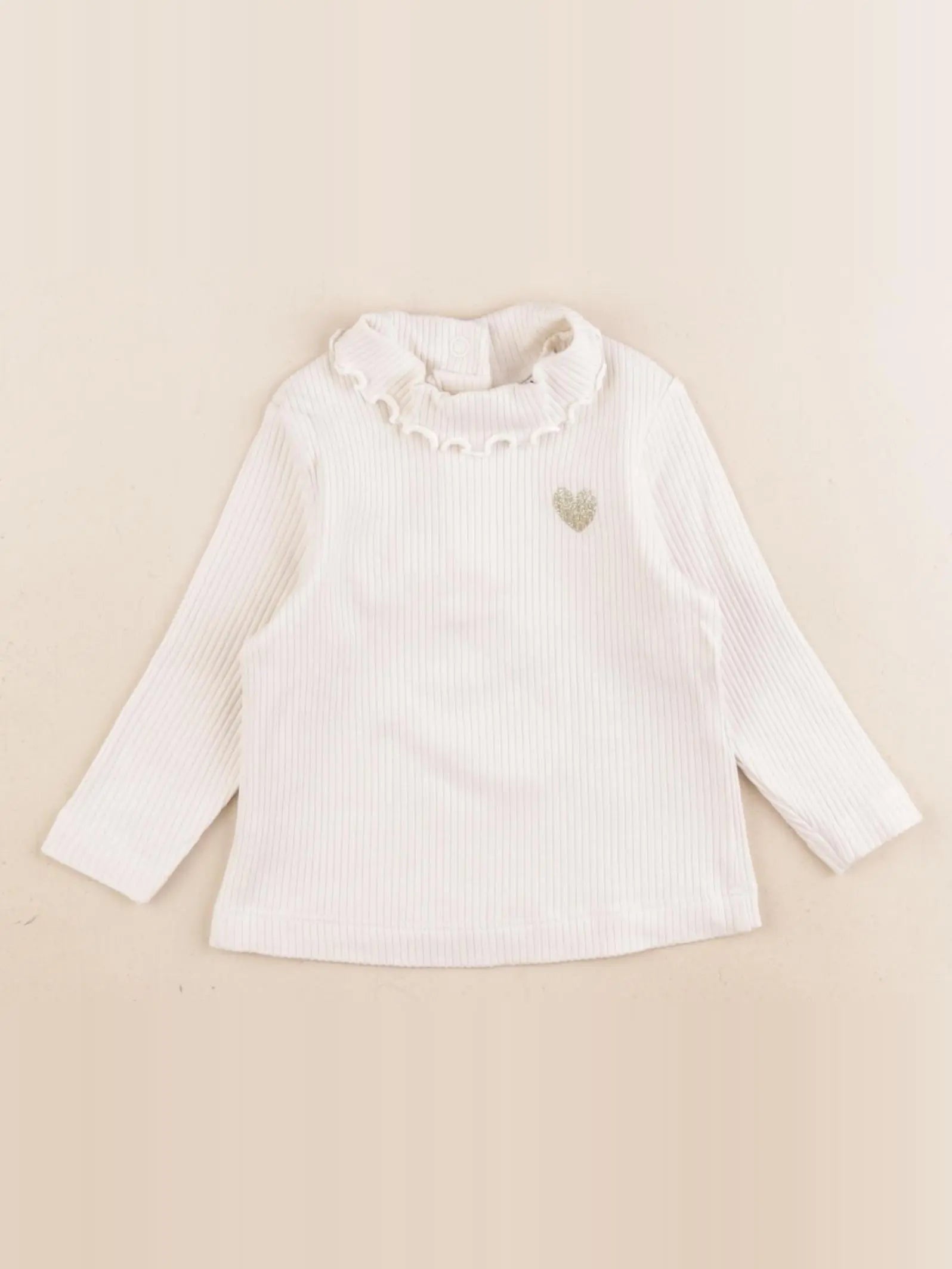 Tape à l'oeil - sous-pull beige, or - 3 mois