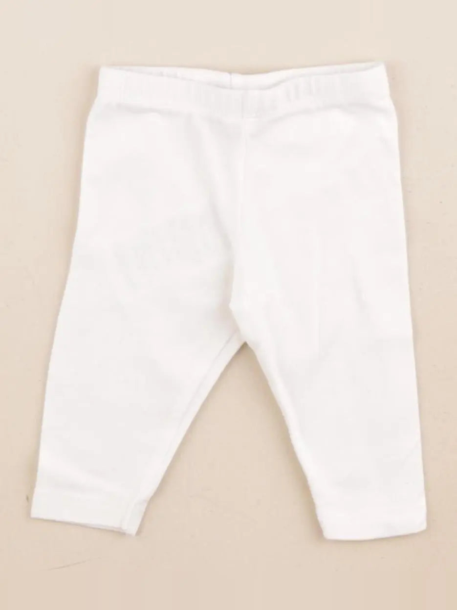 Tape à l'oeil - legging blanc - 3 mois