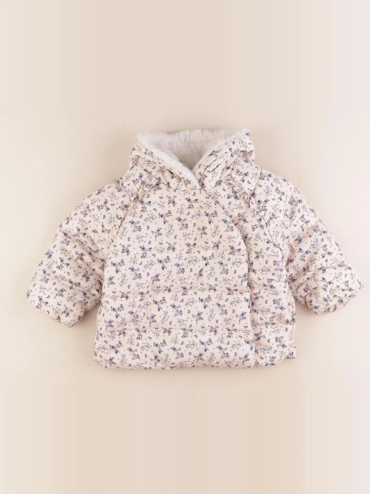 Vertbaudet - manteau multicolore - 18 mois