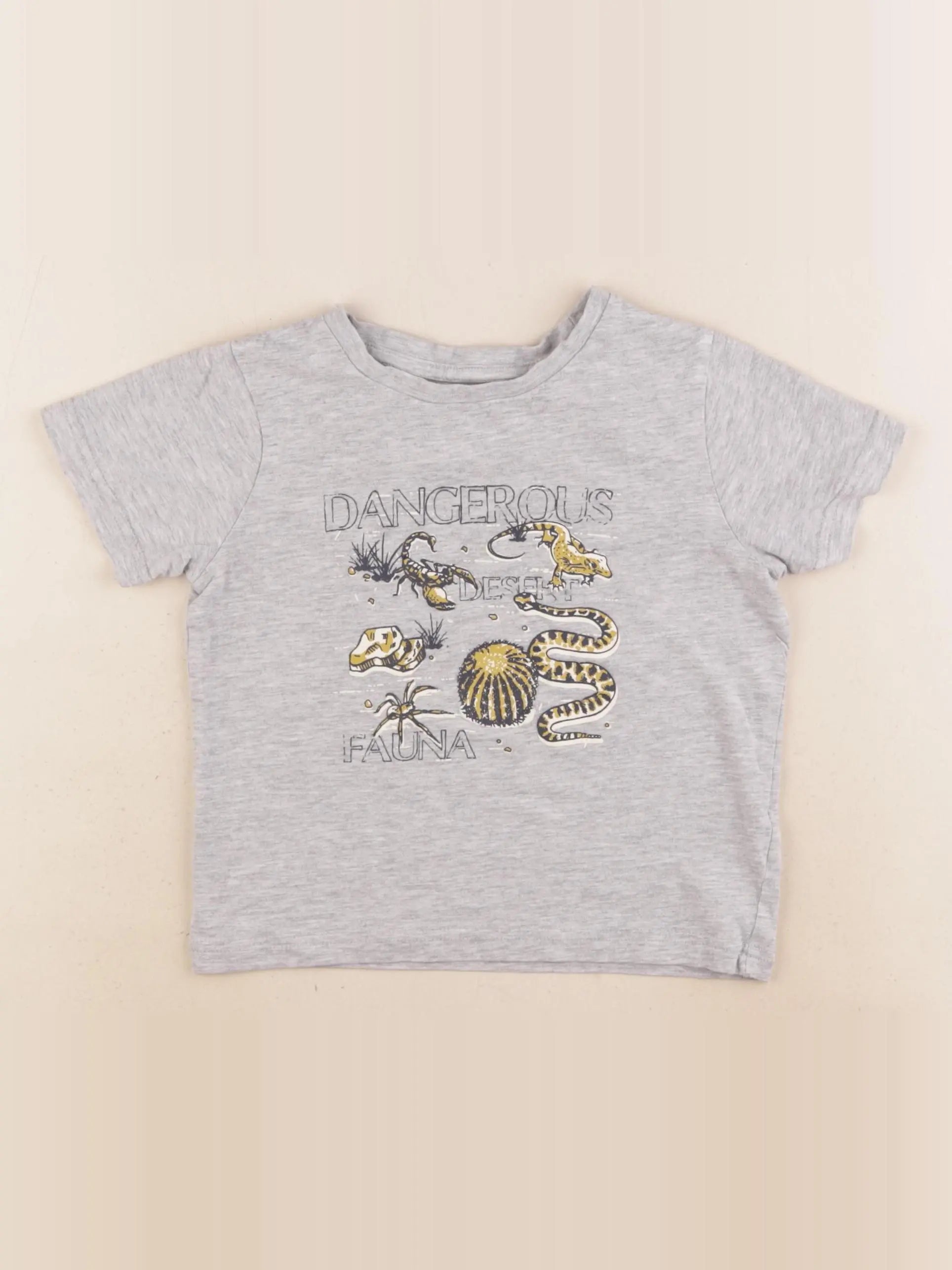 Vertbaudet - tee-shirt gris - 4 ans
