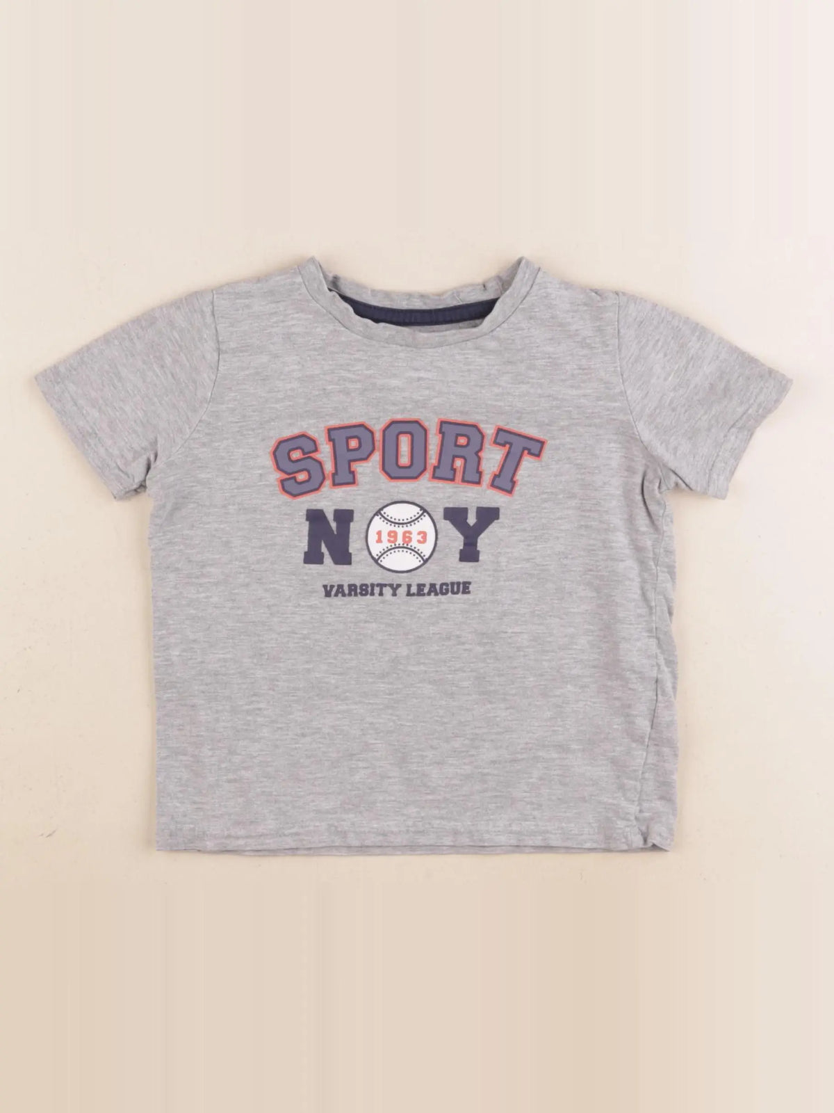 Vertbaudet - tee-shirt gris - 2 ans