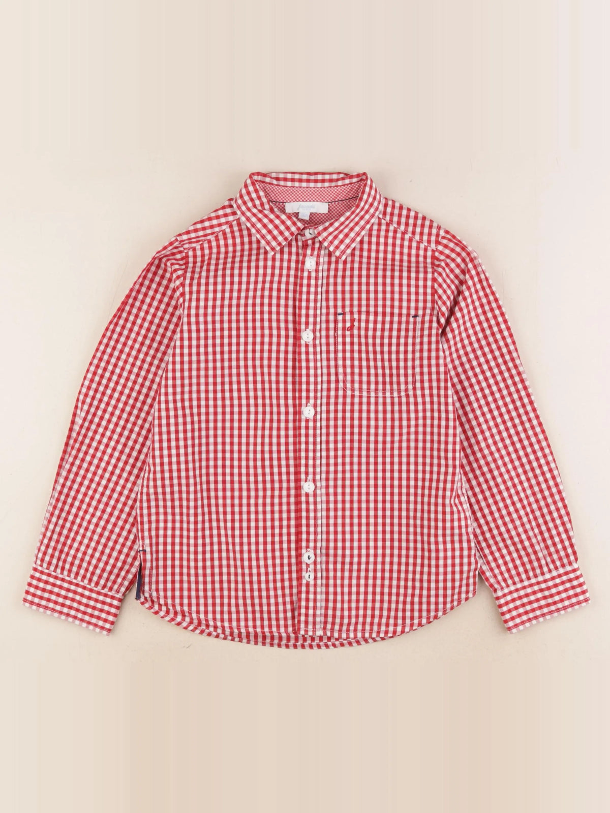 Jacadi - chemise rouge - 6 ans
