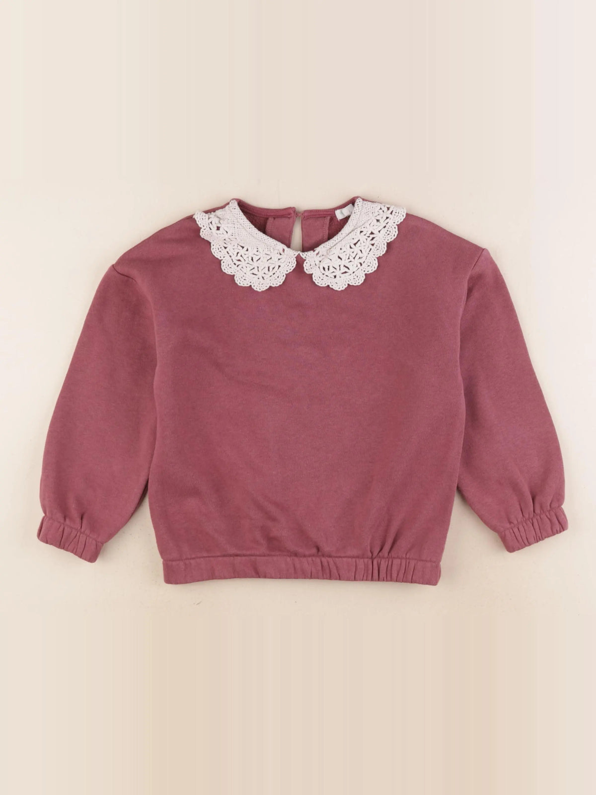 Vertbaudet - sweat violet - 5 ans