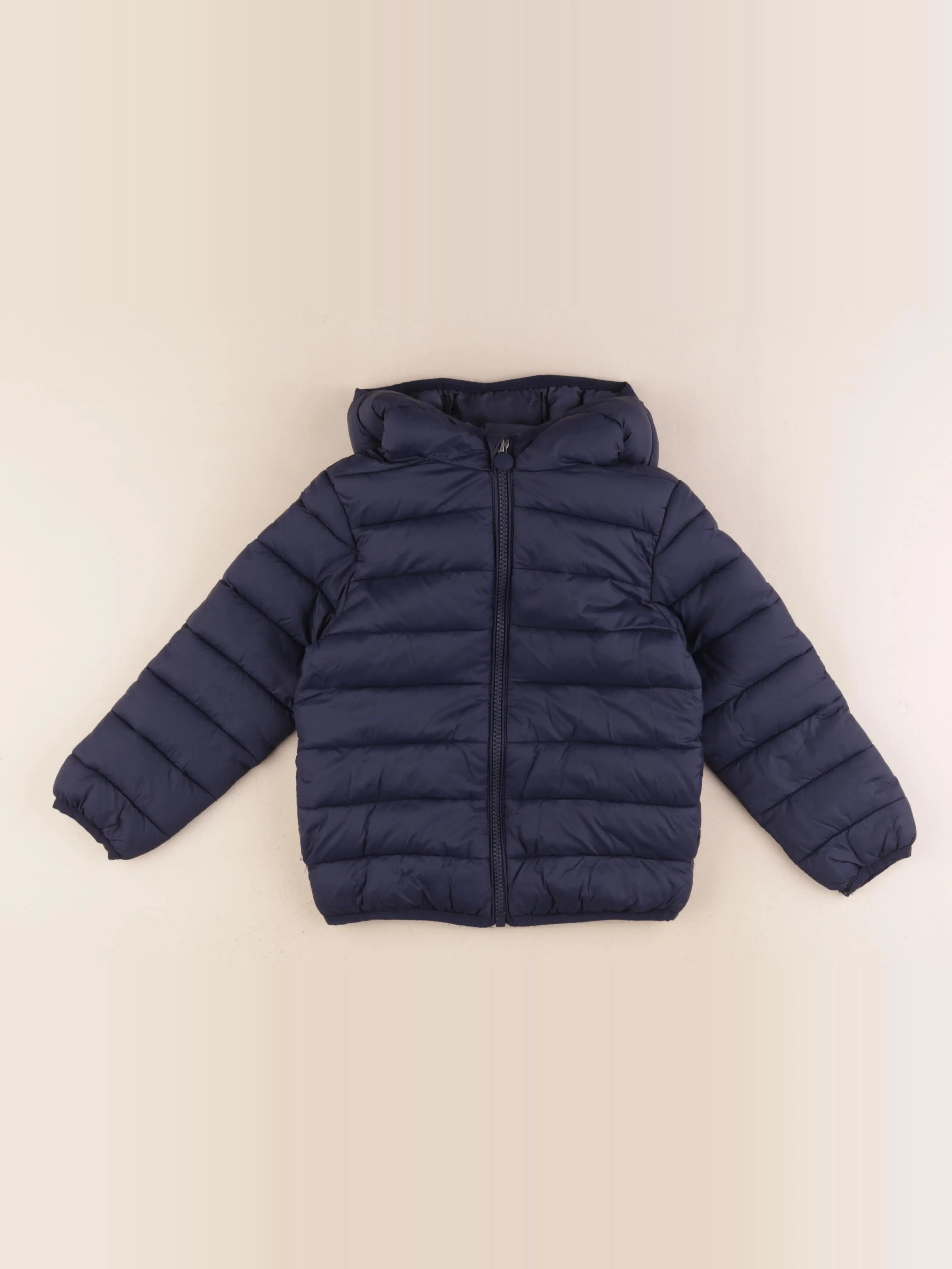 Vertbaudet - doudoune bleu - 4 ans