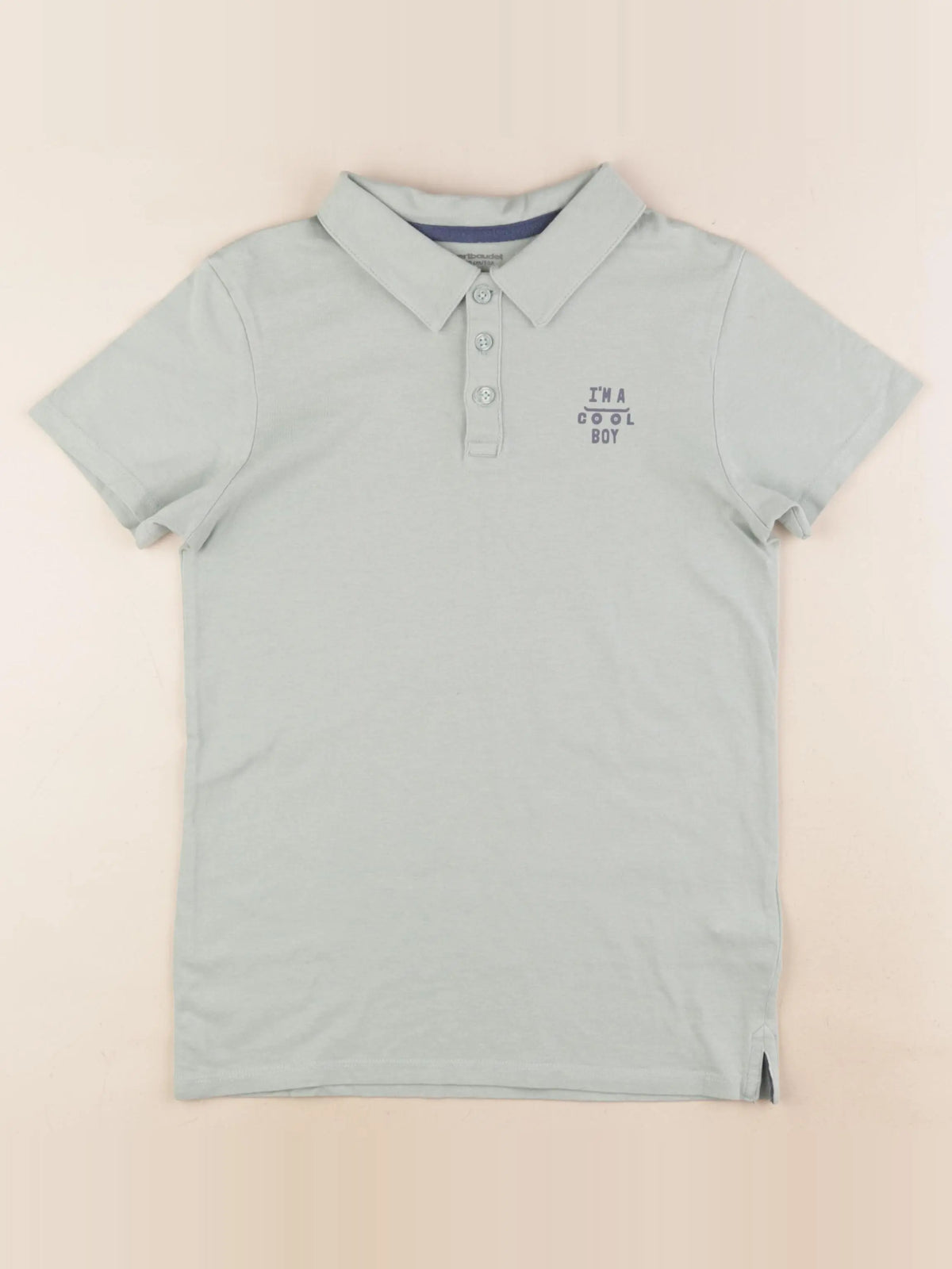 Vertbaudet - polo vert - 10 ans
