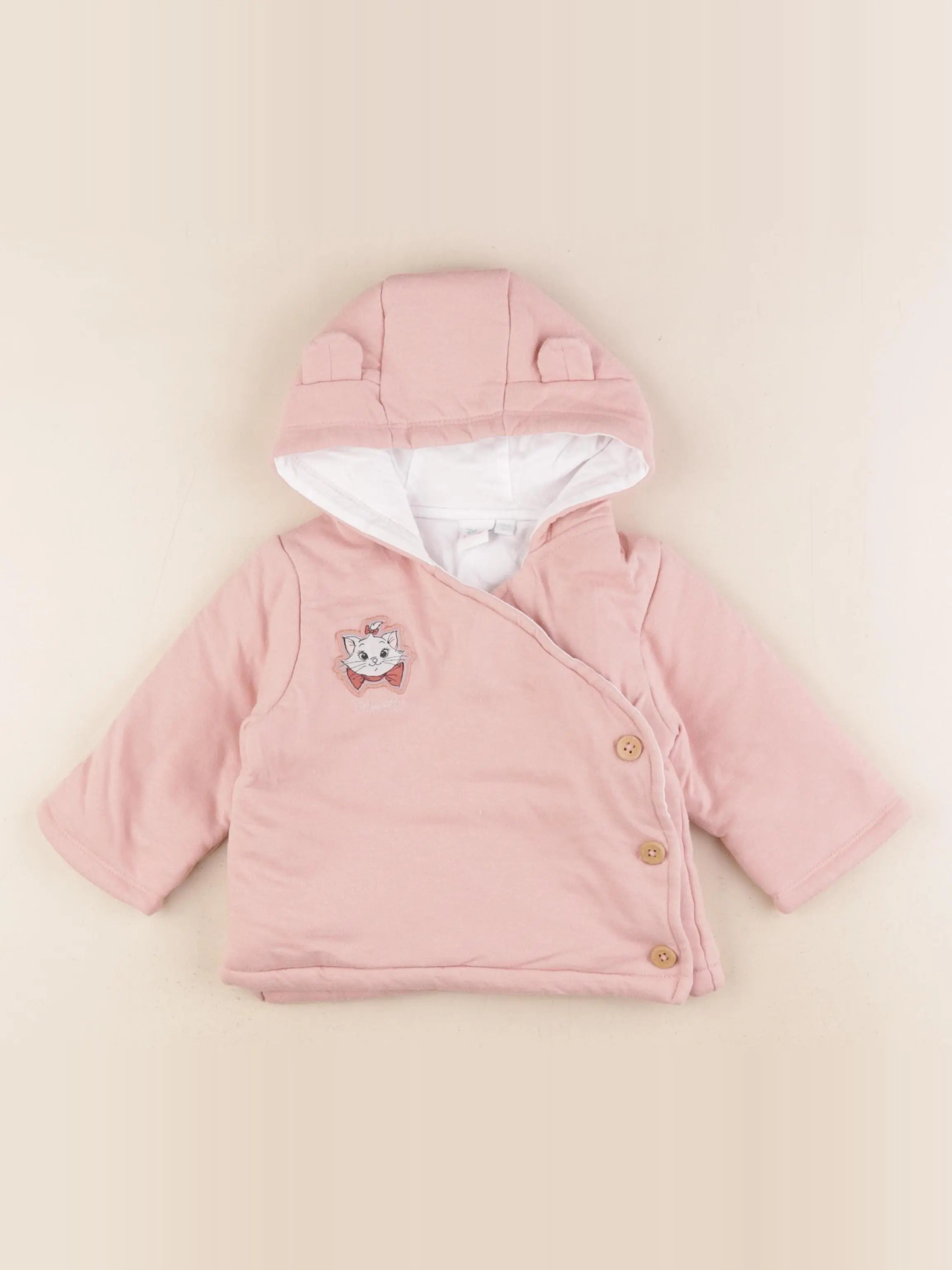 Vertbaudet - veste rose - 9 mois