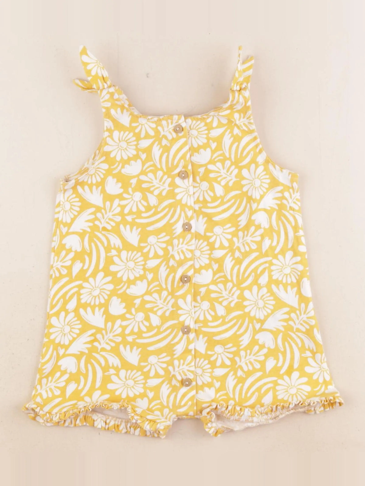 Vertbaudet - combinaison jaune - 2 ans