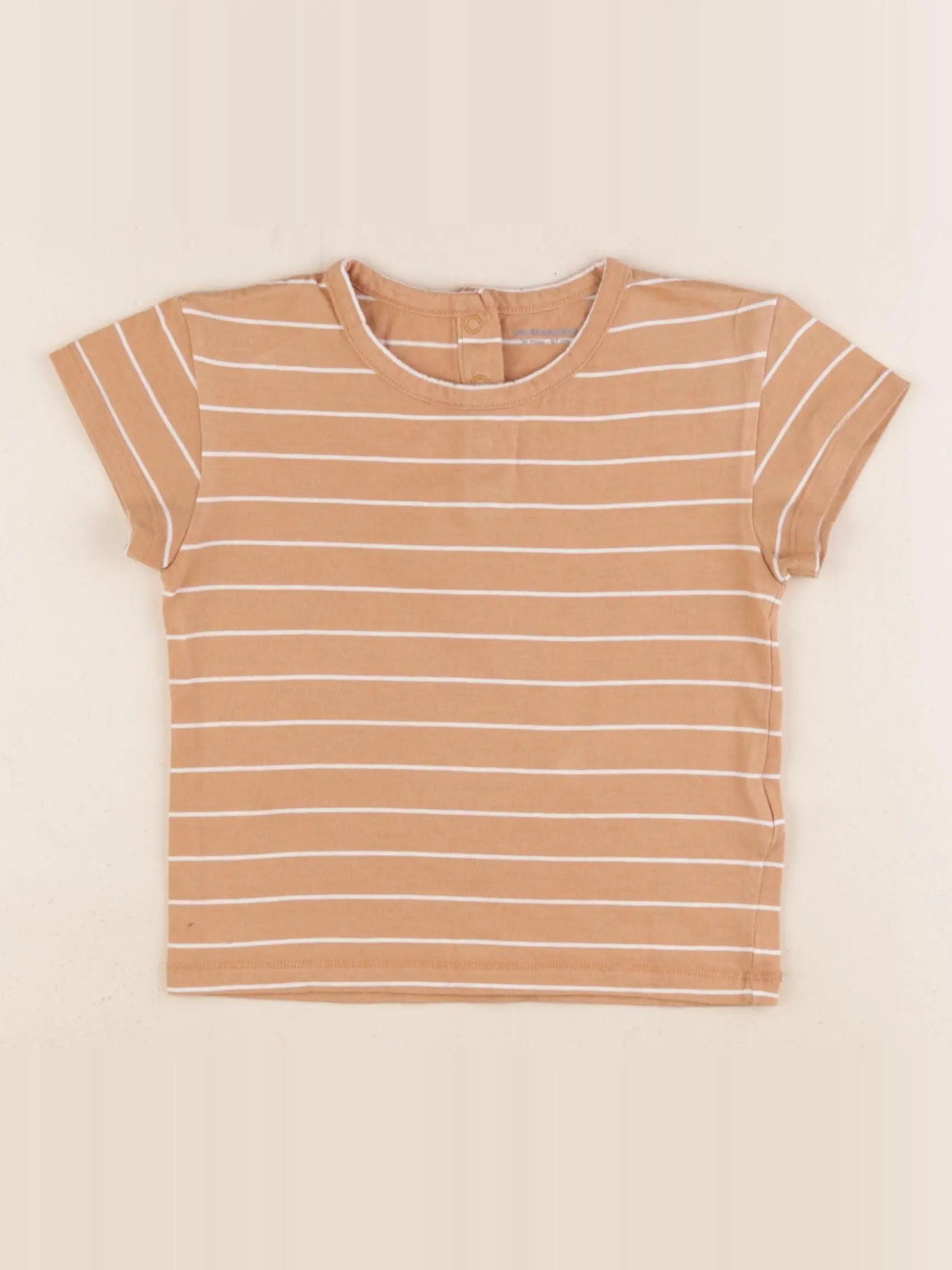 Vertbaudet - tee-shirt marron - 36 mois