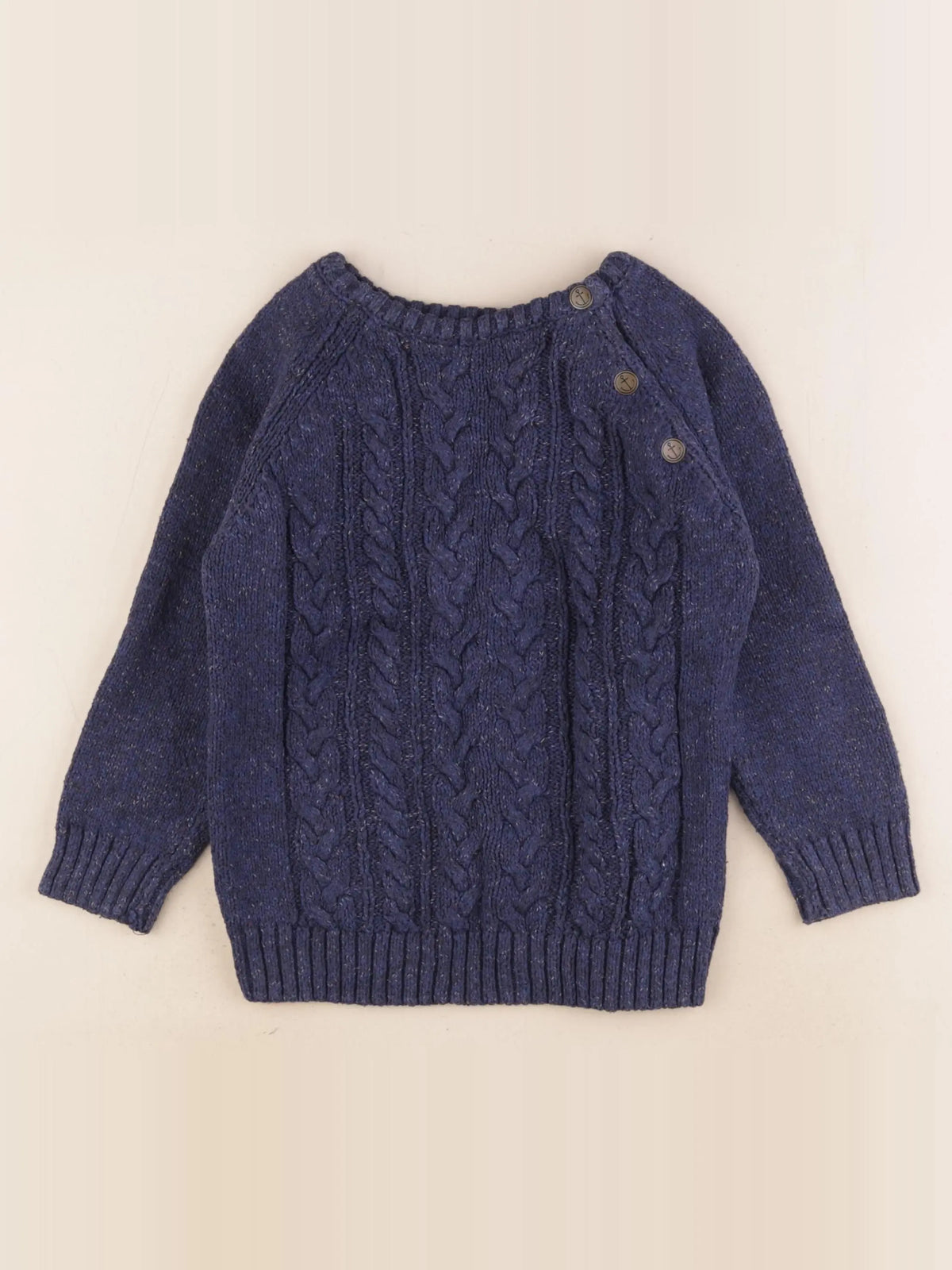 Vertbaudet - pull bleu - 5 ans