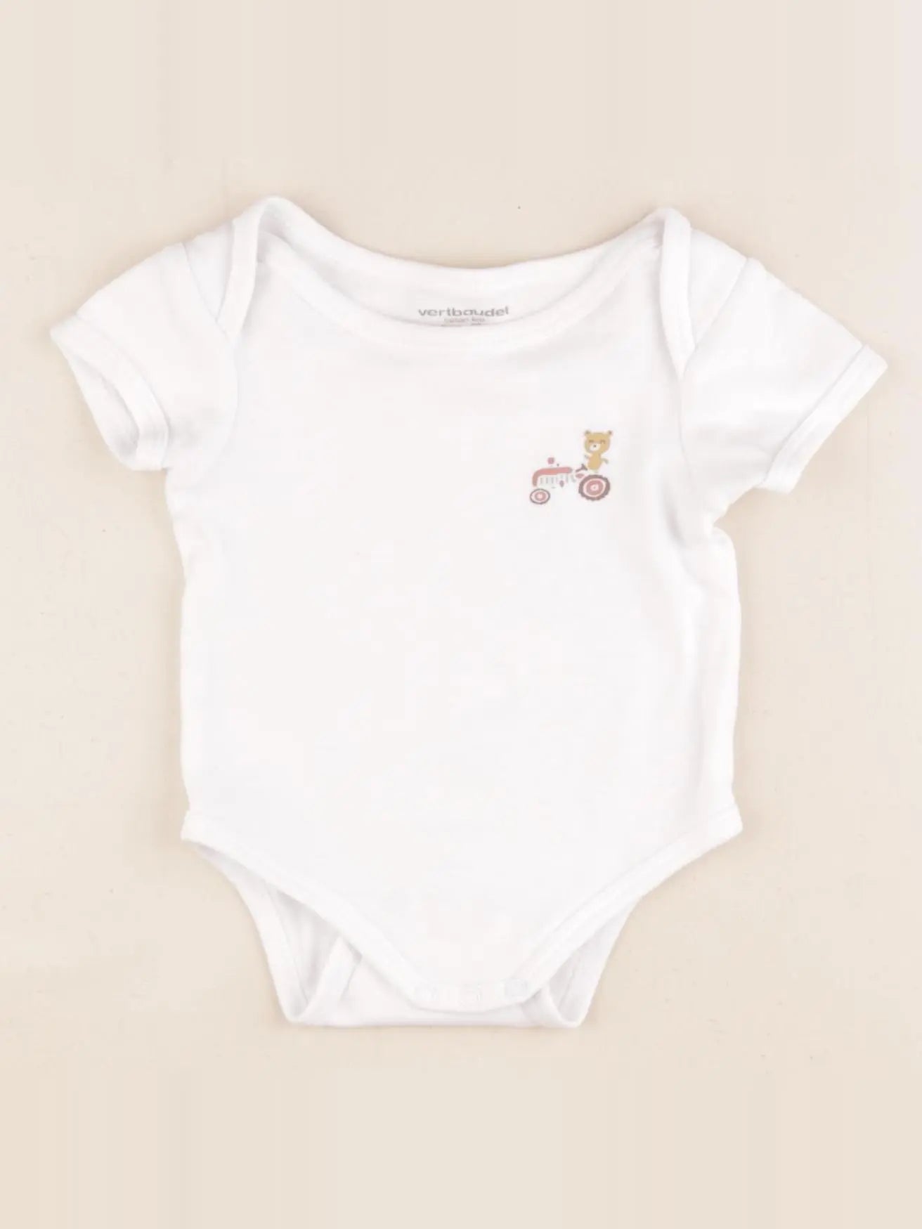 Vertbaudet - body blanc - 3 mois