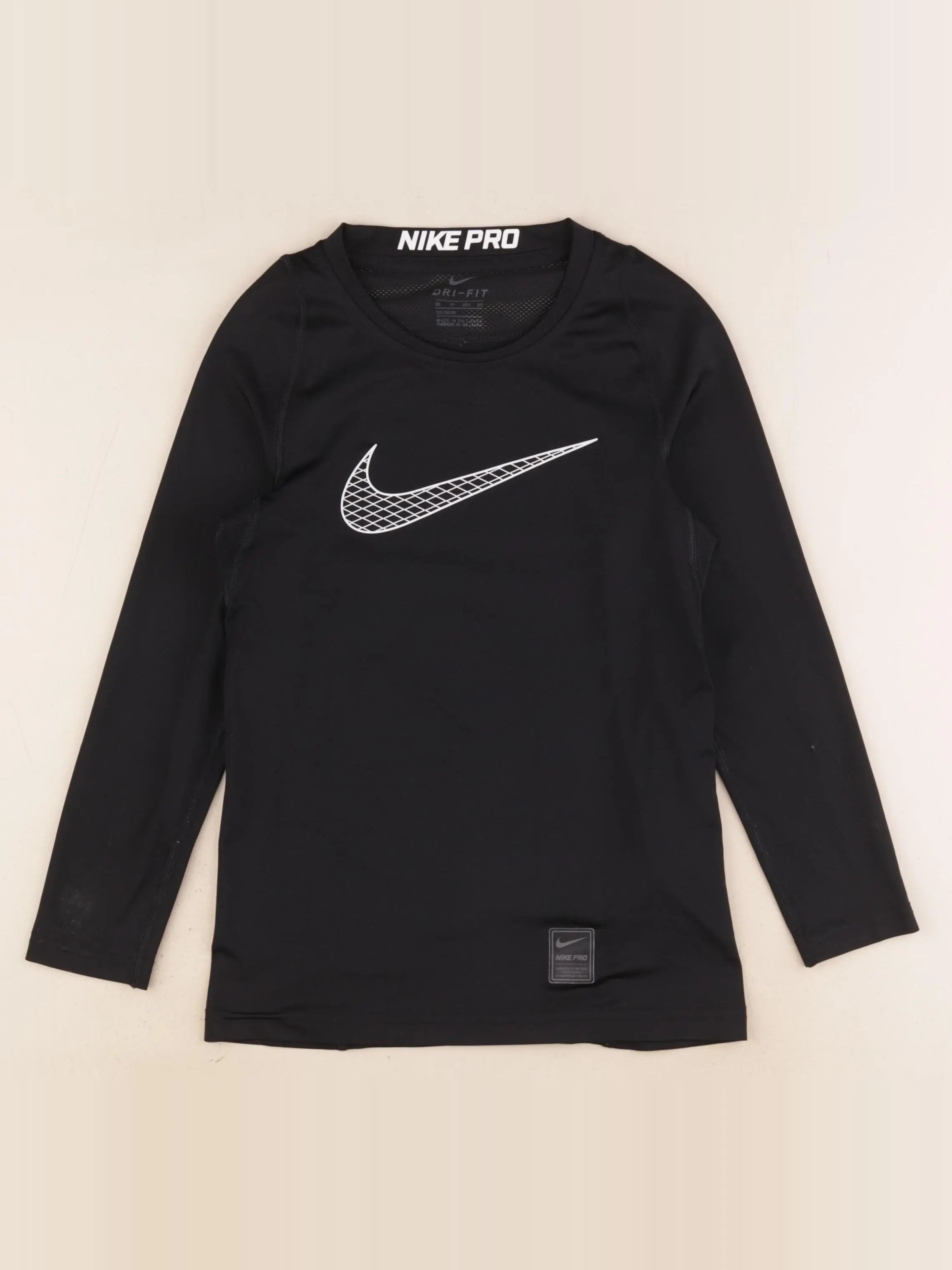 Nike - tee-shirt de sport  noir - 7/8 ans