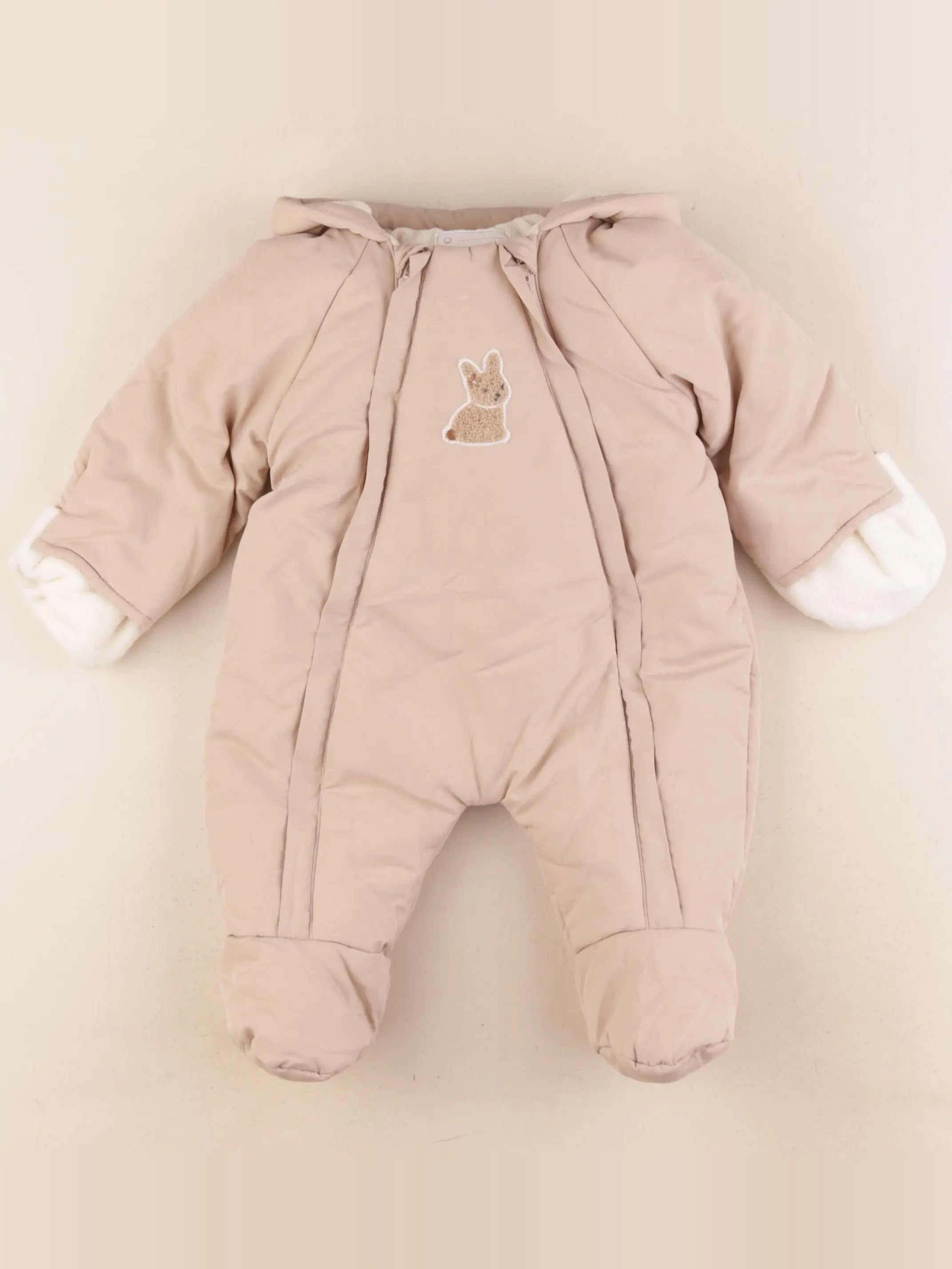 Vertbaudet - combi-pilote marron - 3 mois