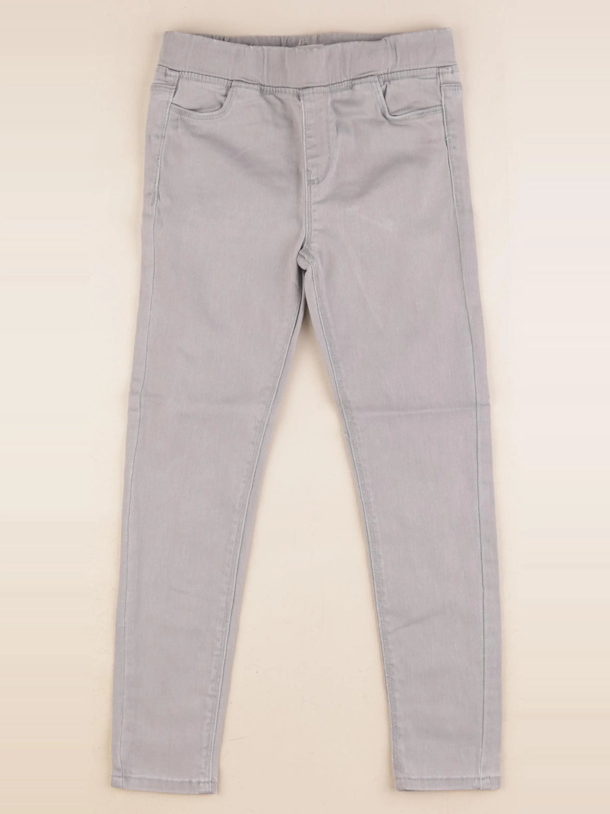 Vertbaudet - jegging gris - 10 ans