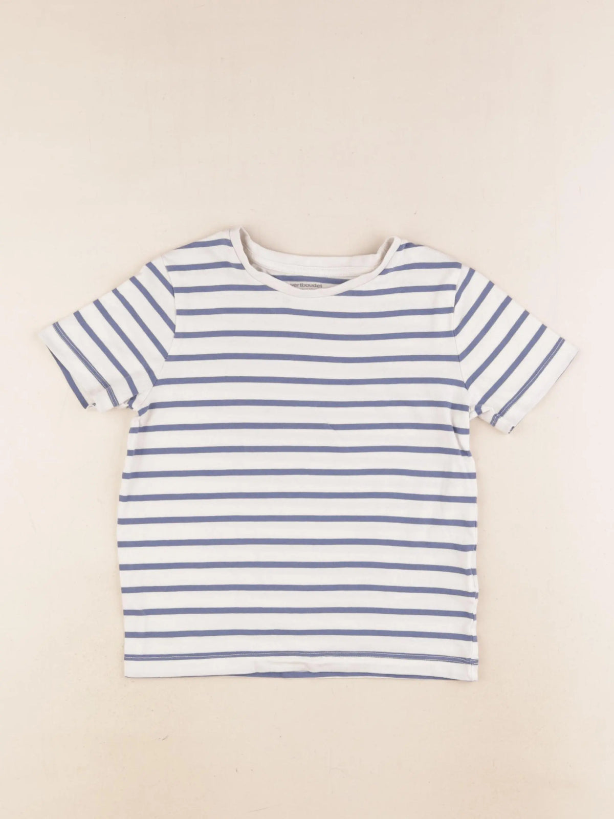 Vertbaudet - tee-shirt bleu - 6 ans
