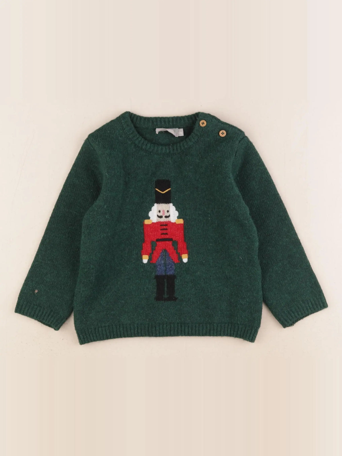 Boutchou - pull vert - 18 mois
