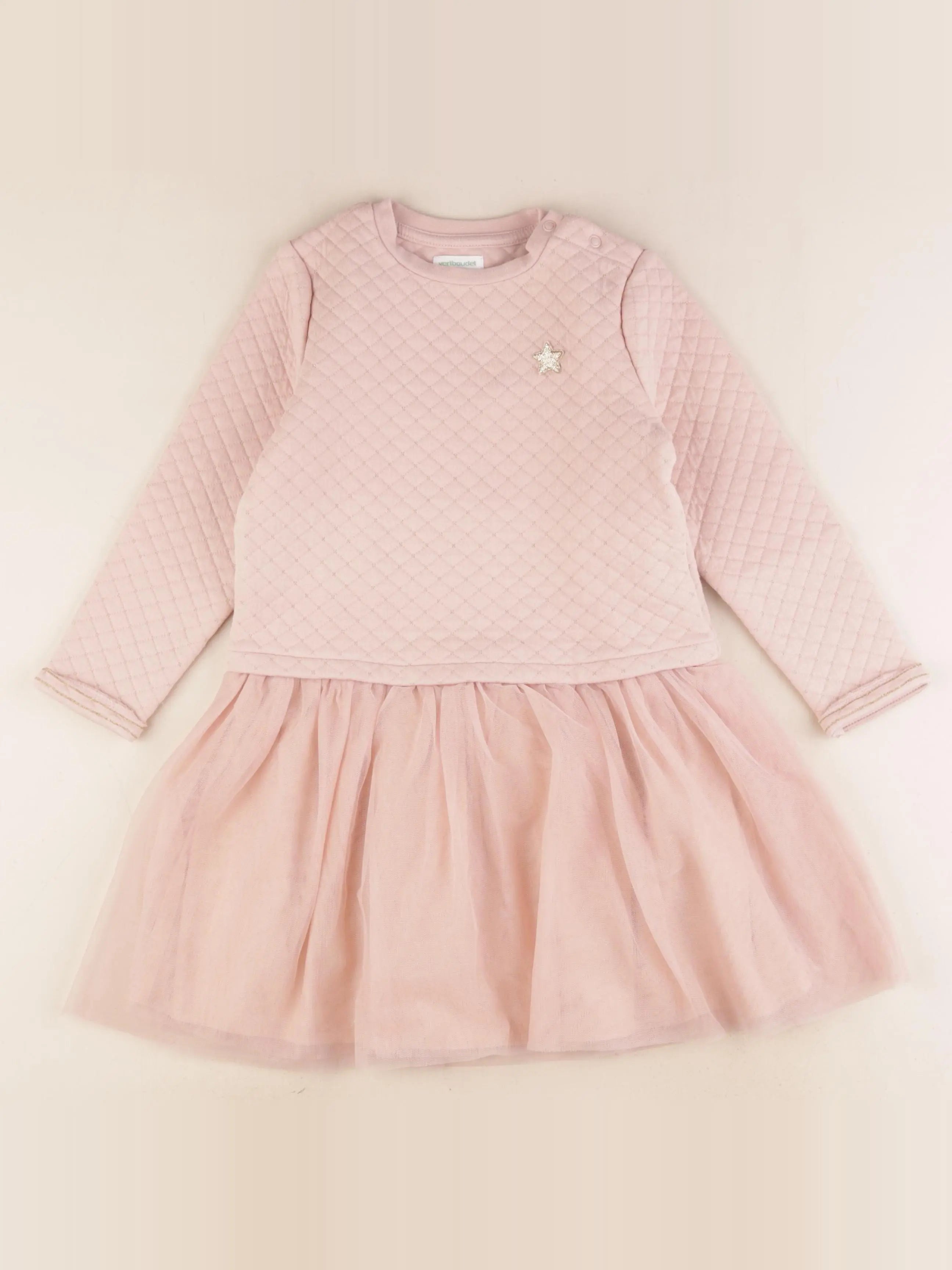 Vertbaudet - robe rose - 6 ans