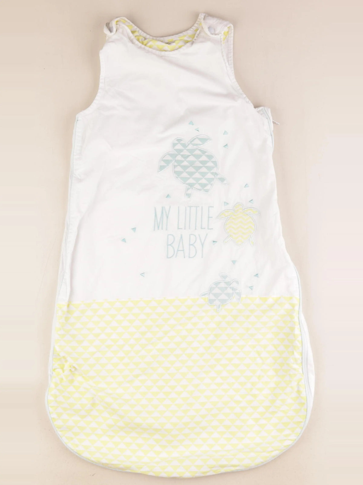 Vertbaudet - gigoteuse TOG 1,5 blanc, jaune - 6/18 mois