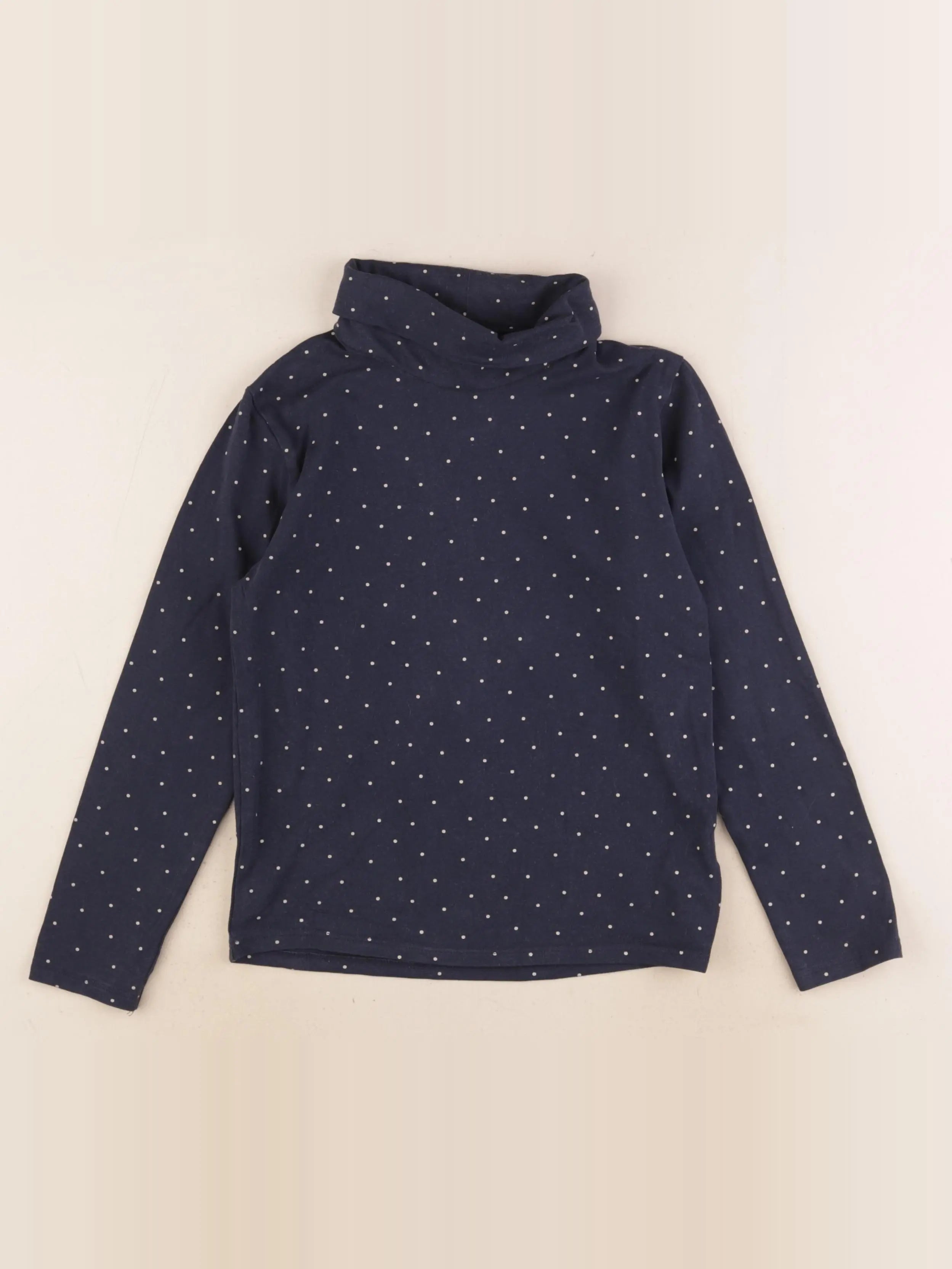 Vertbaudet - sous-pull bleu - 8 ans