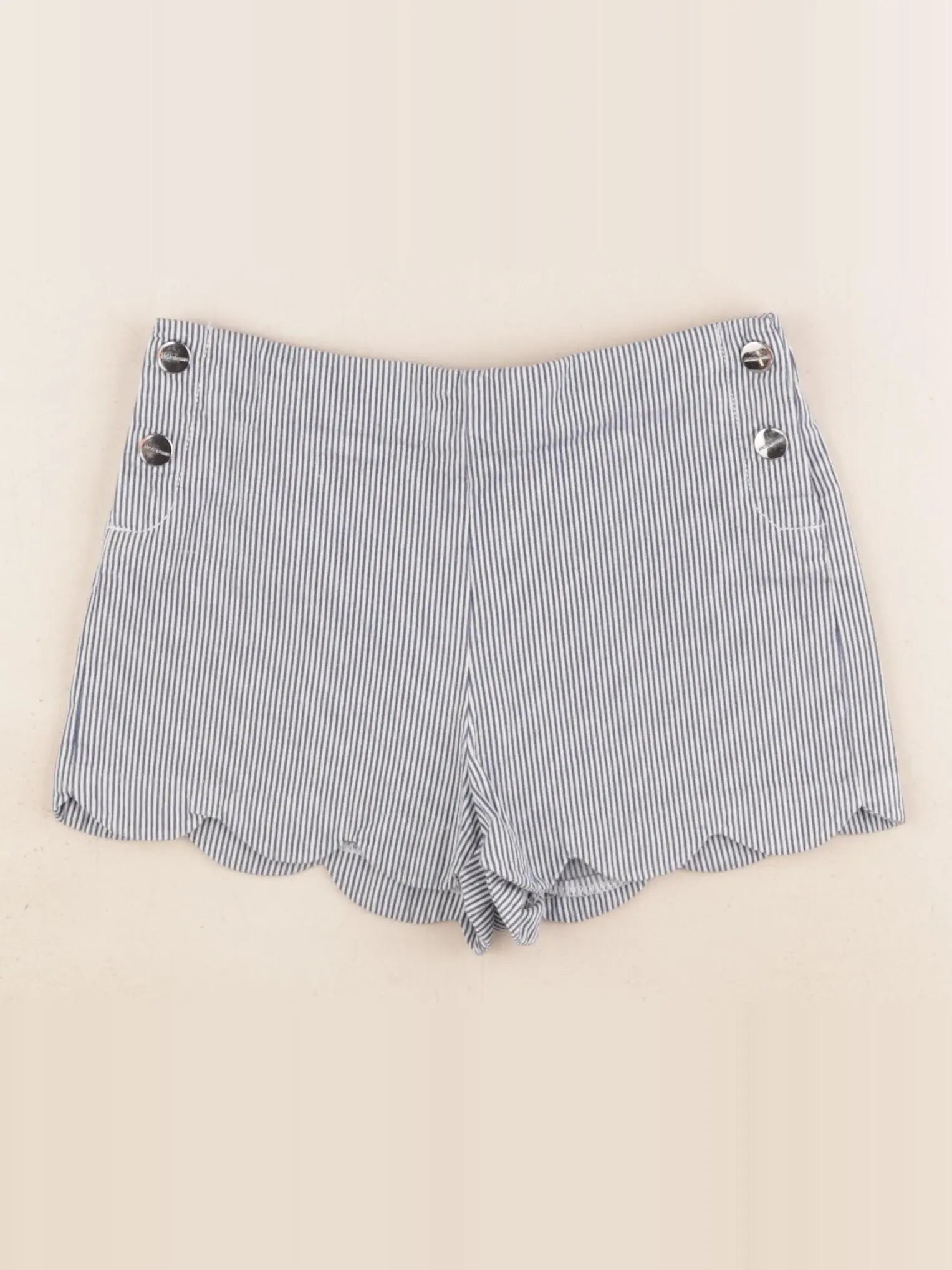Jacadi - short blanc, bleu - 5 ans