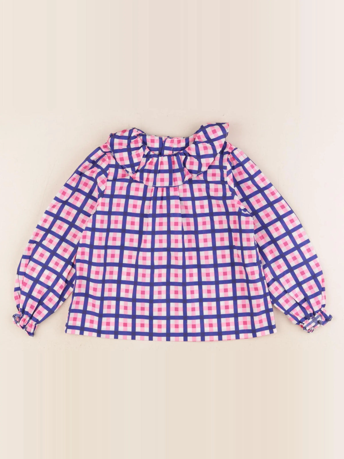 Jacadi - blouse bleu, rose - 4 ans
