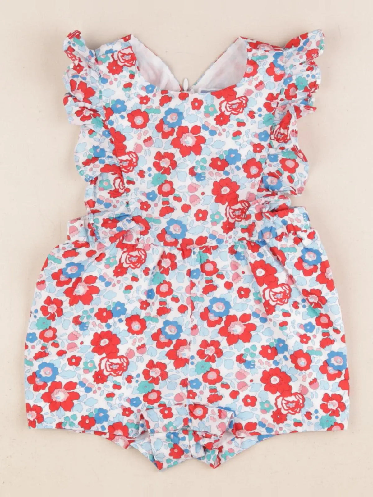 Jacadi - combinaison liberty multicolore - 12 mois
