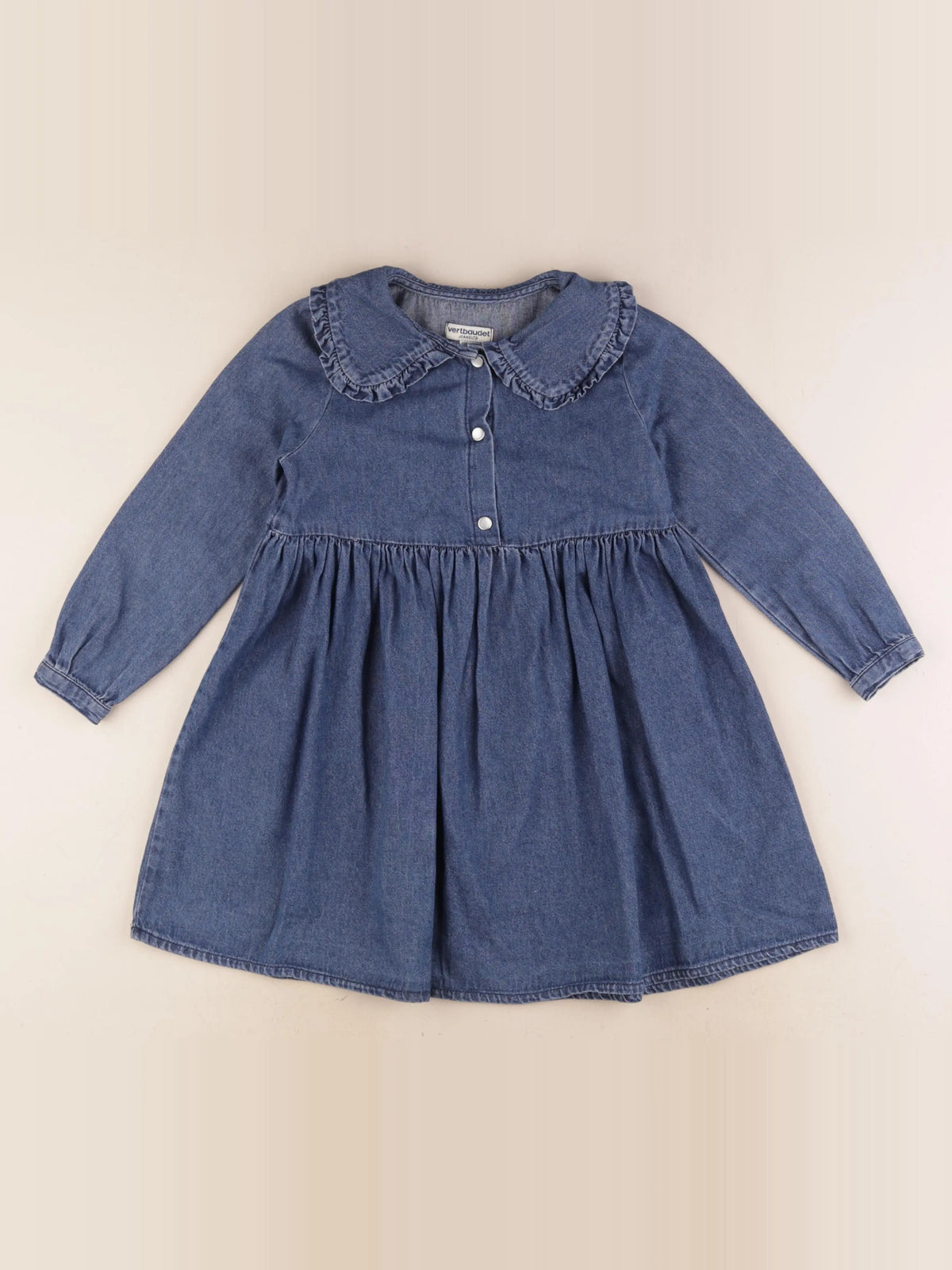 Vertbaudet - robe bleu - 6 ans