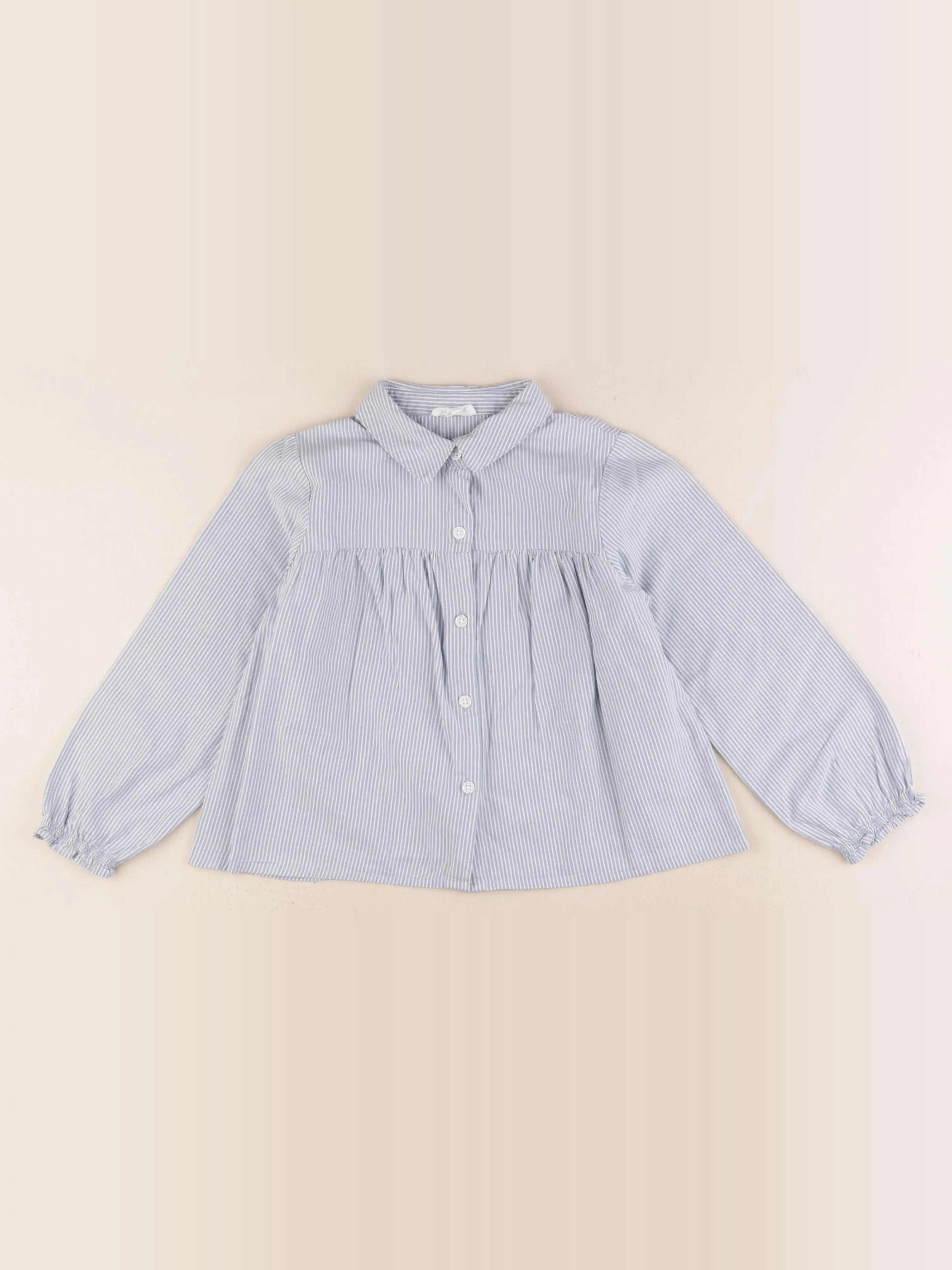 Vertbaudet - blouse bleu - 6 ans