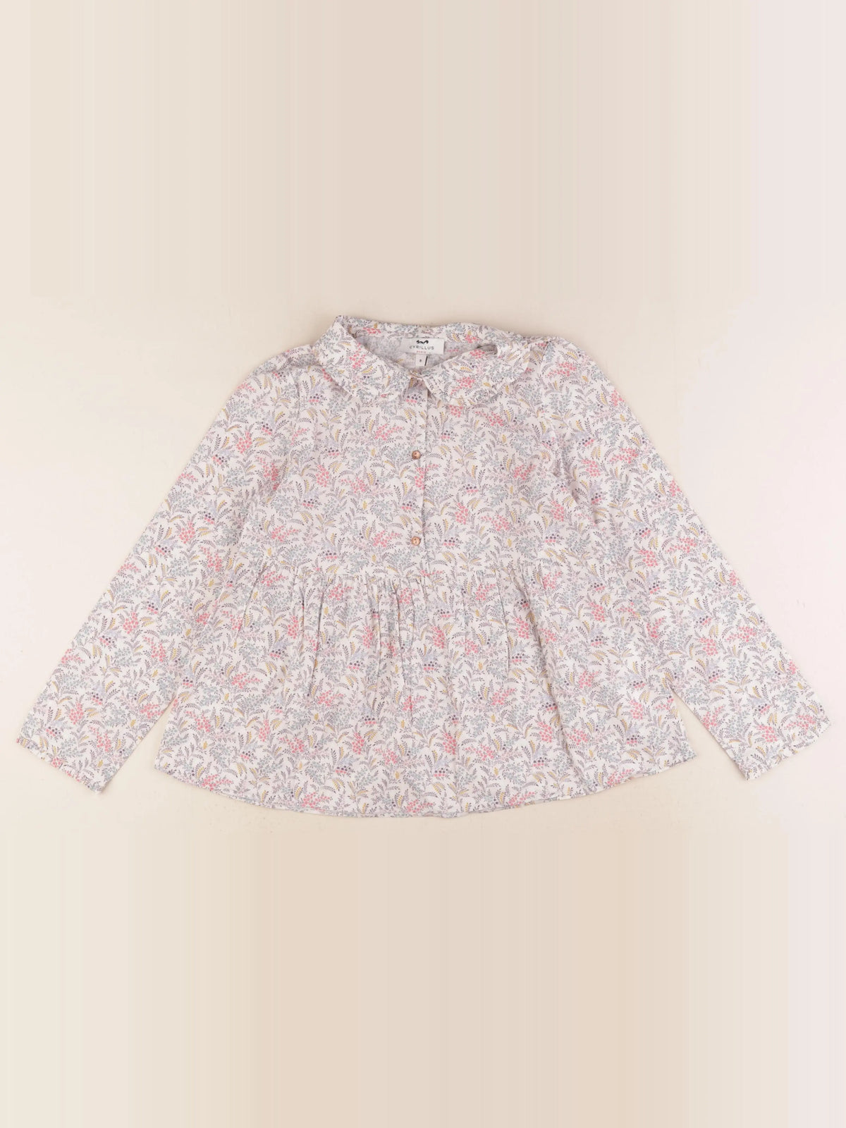 Cyrillus - blouse multicolore - 8 ans