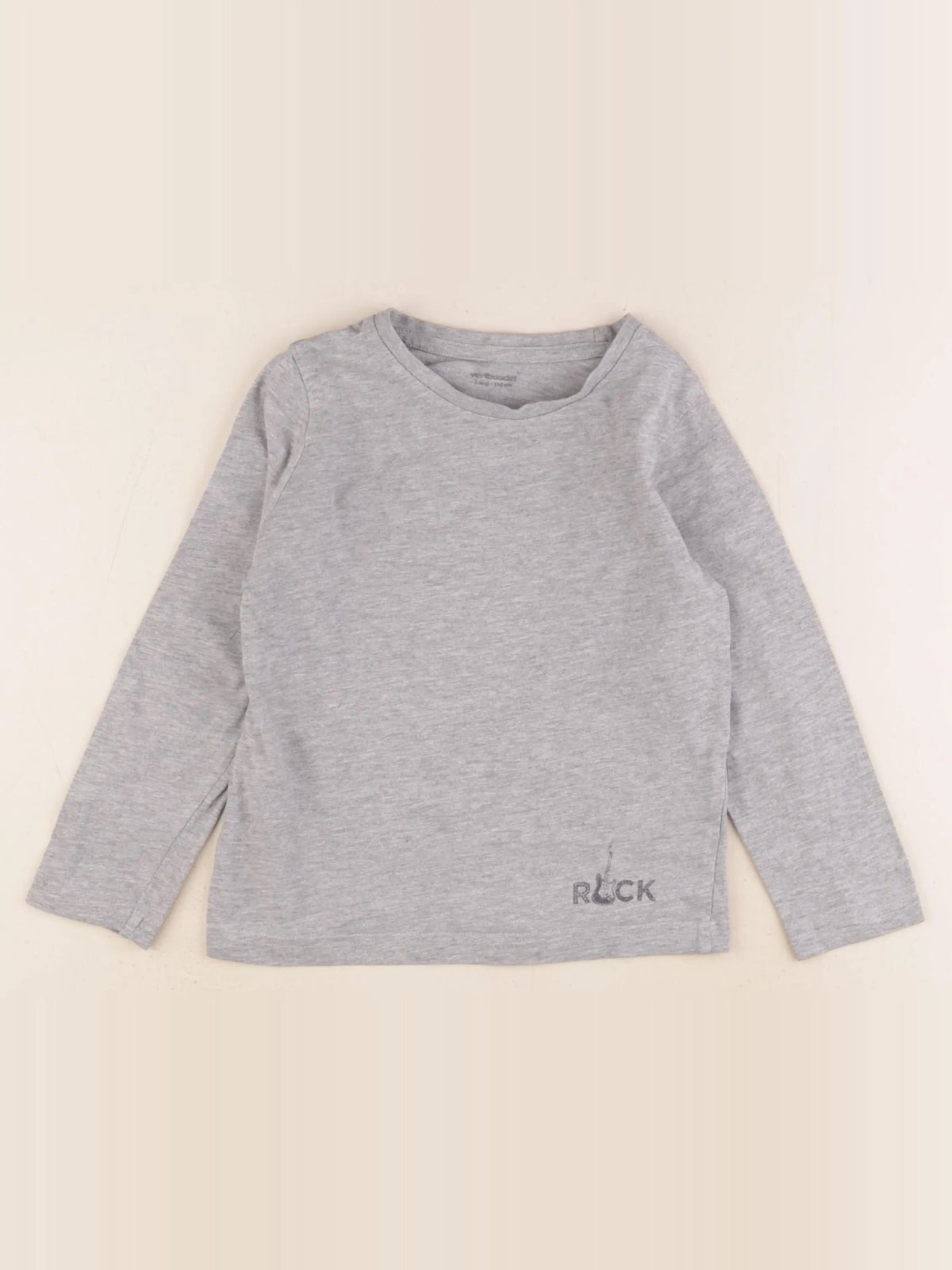Vertbaudet - tee-shirt gris - 5 ans