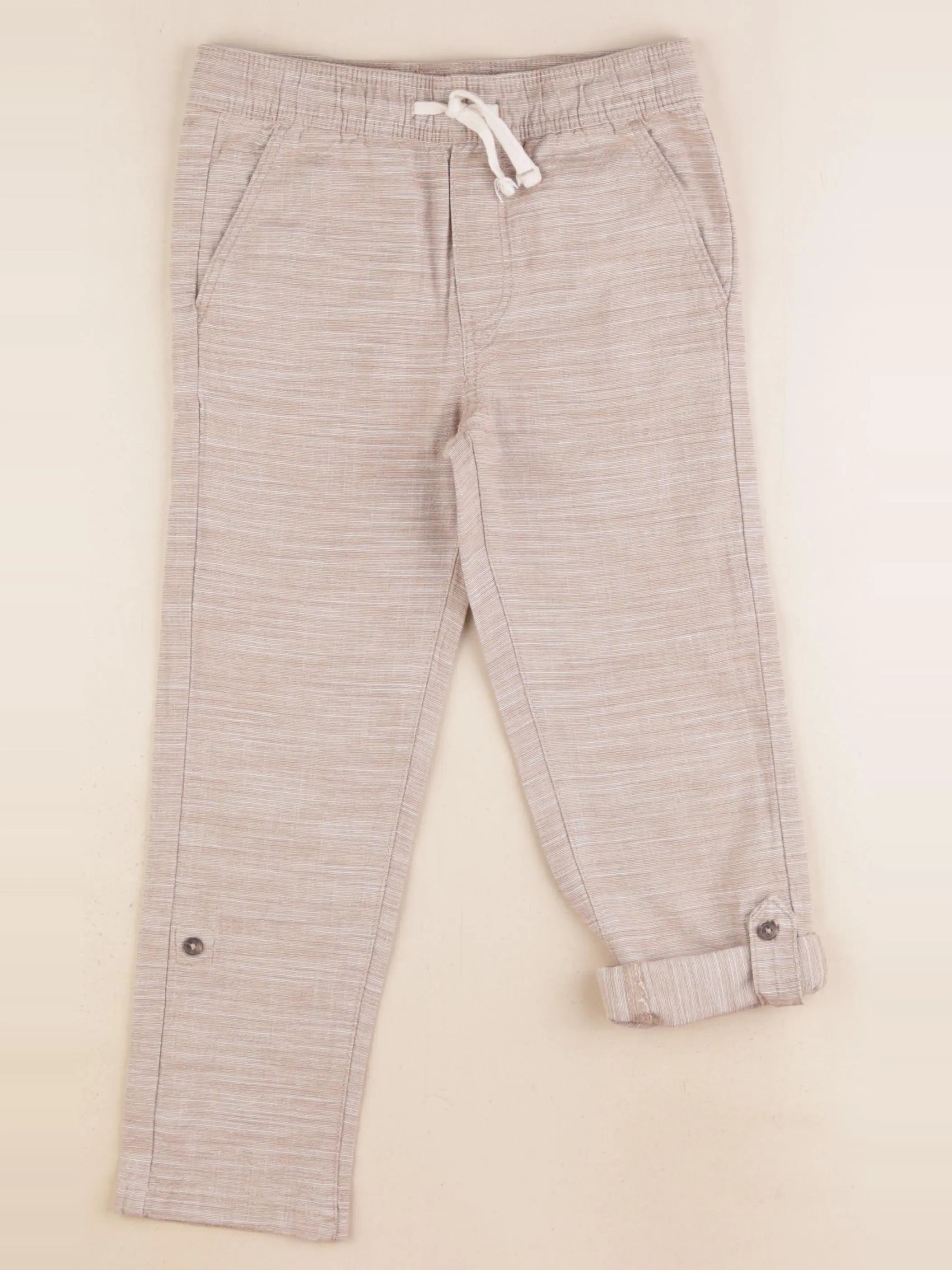 Vertbaudet - pantalon beige - 6 ans