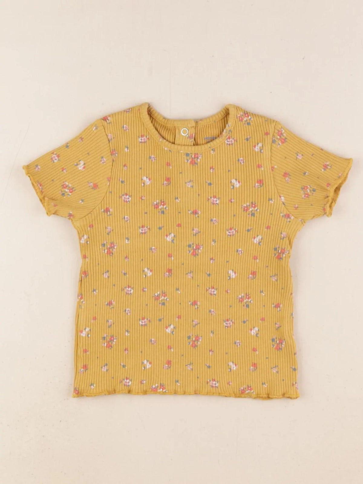 Vertbaudet - tee-shirt jaune - 18 mois