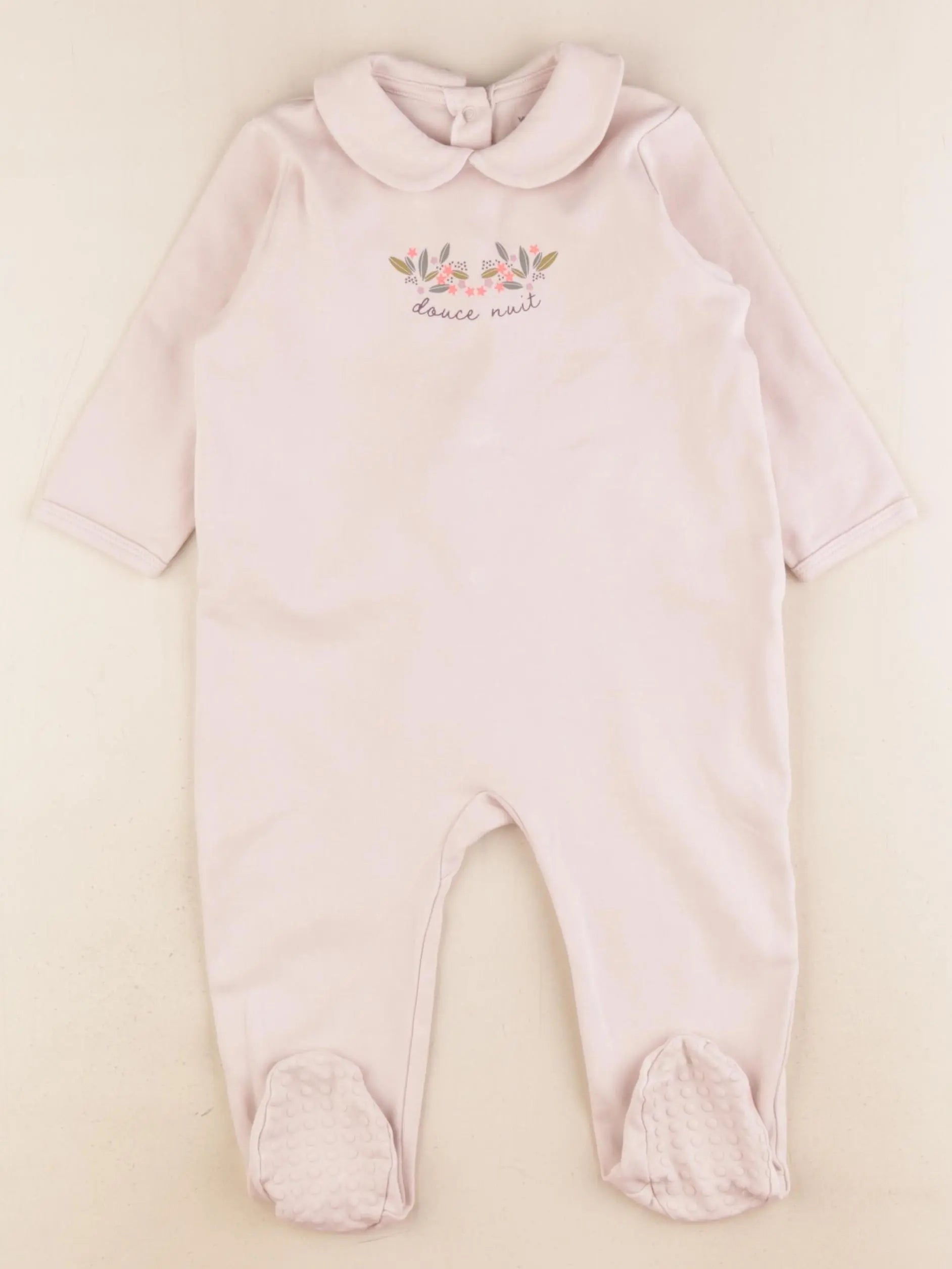 Vertbaudet - pyjama coton rose - 18 mois