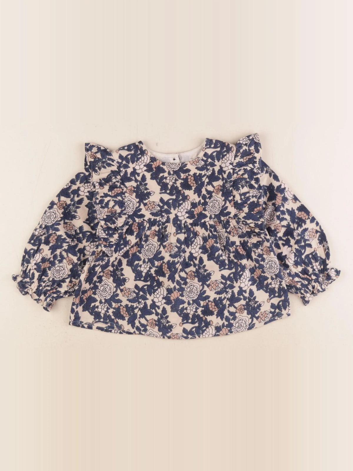 Louis Louise - blouse bleu - 2 ans