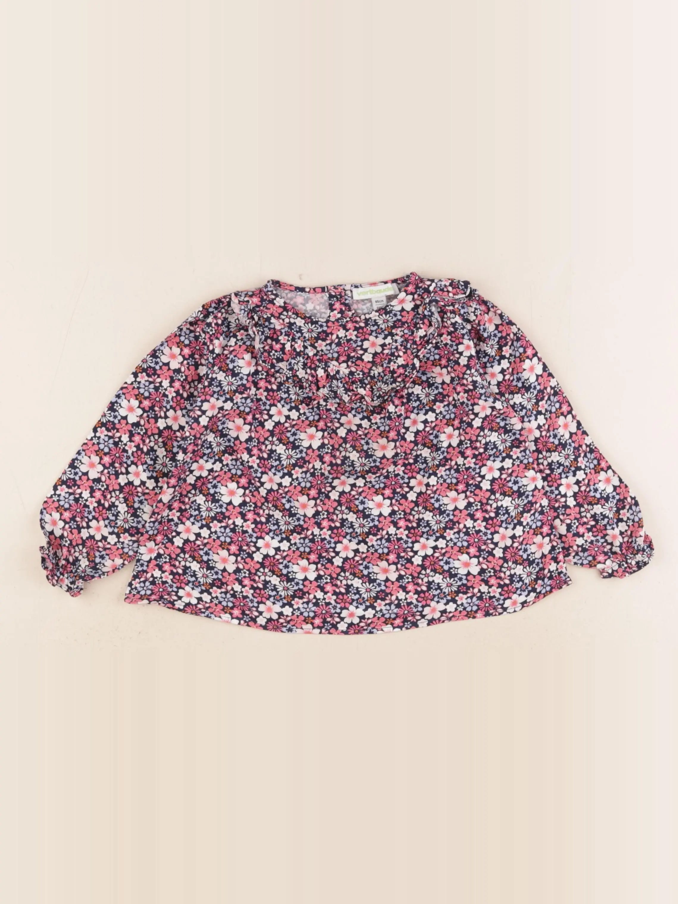 Vertbaudet - blouse multicolore - 2 ans
