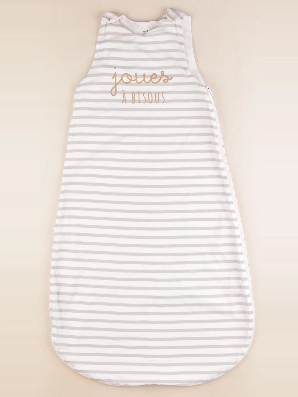 Vertbaudet - gigoteuse TOG 1 blanc, gris - 6/18 mois
